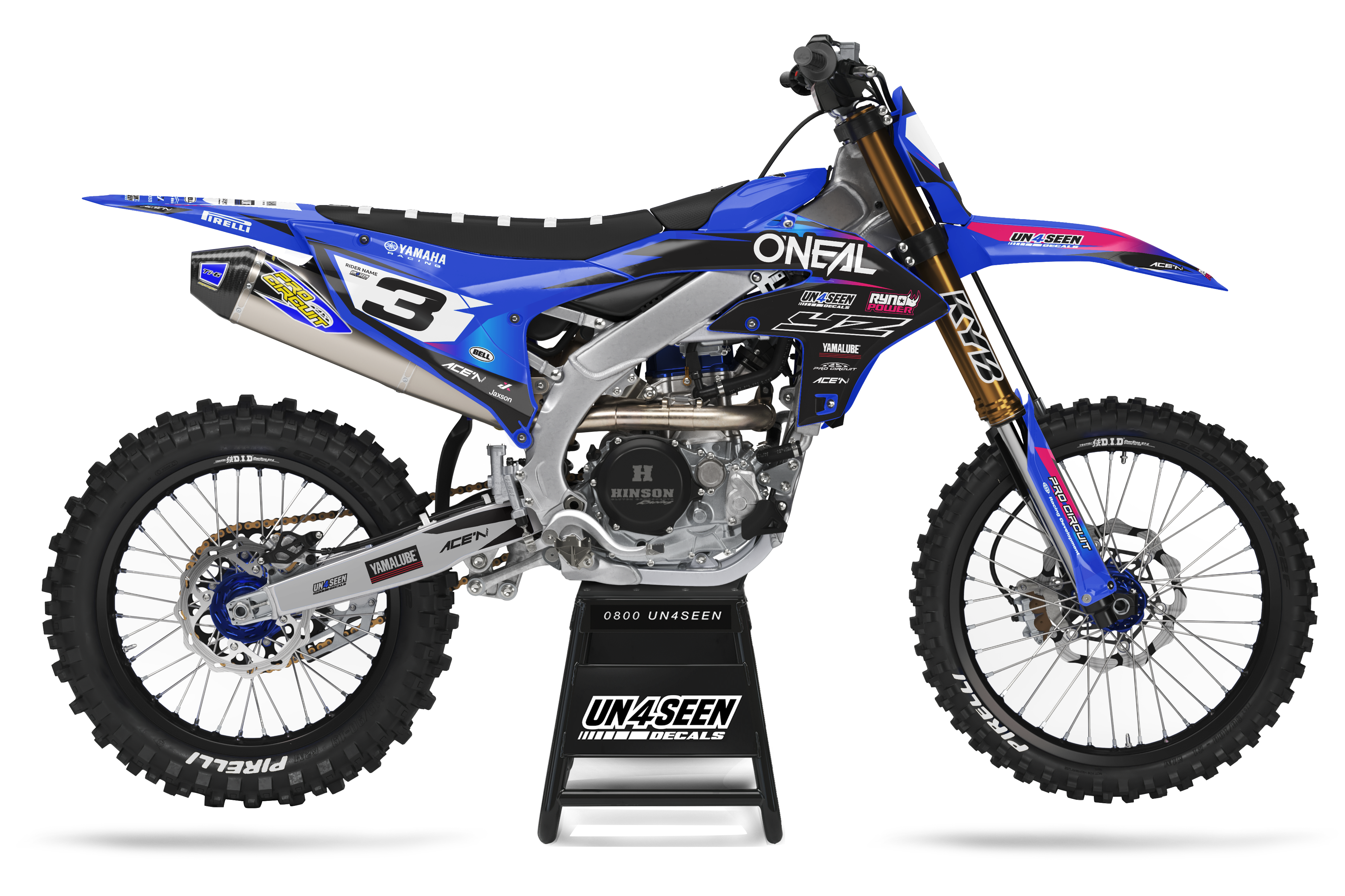 Yamaha Graphics Kit - Oneil Pink