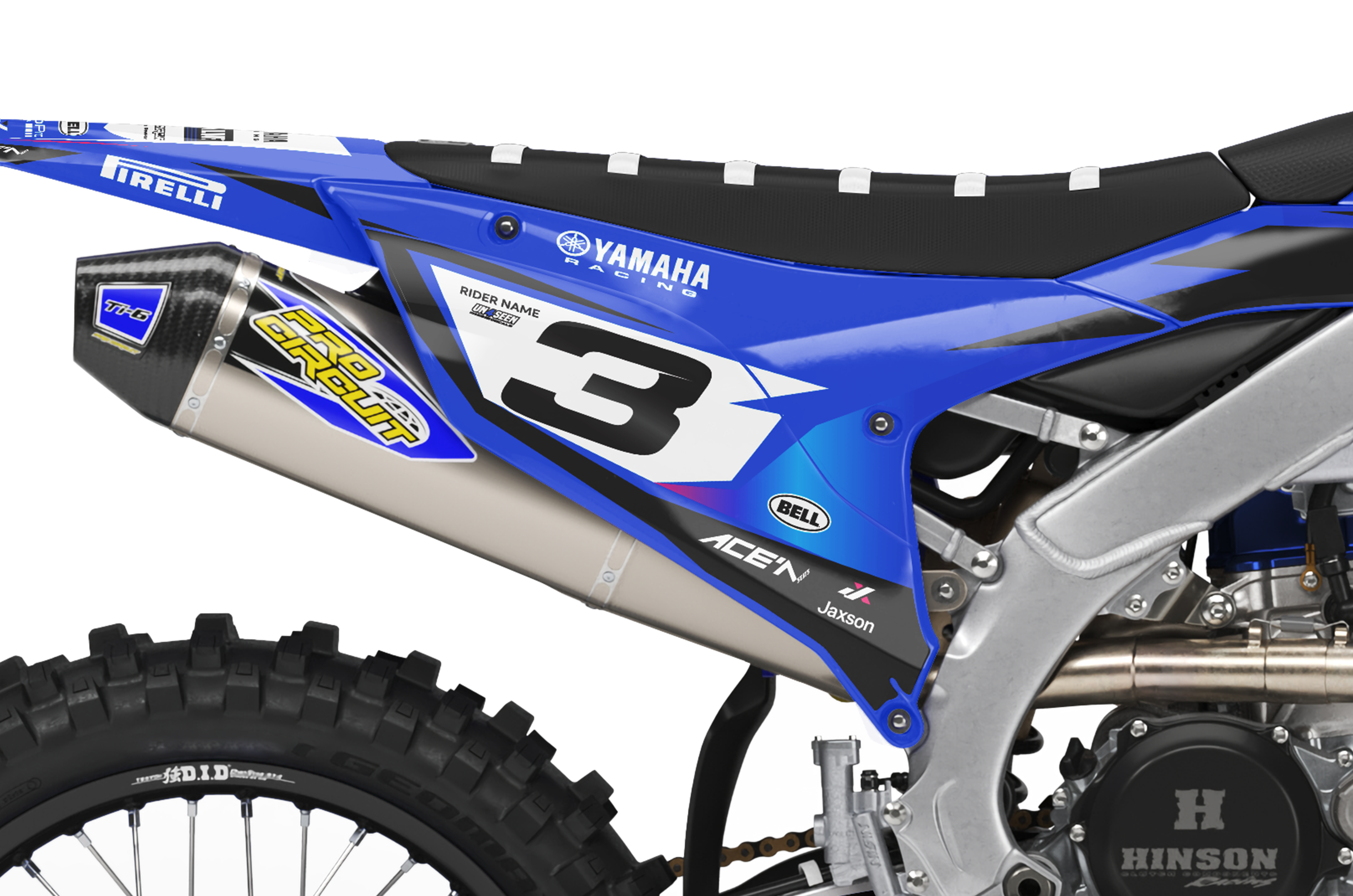 Yamaha Graphics Kit - Oneil Pink