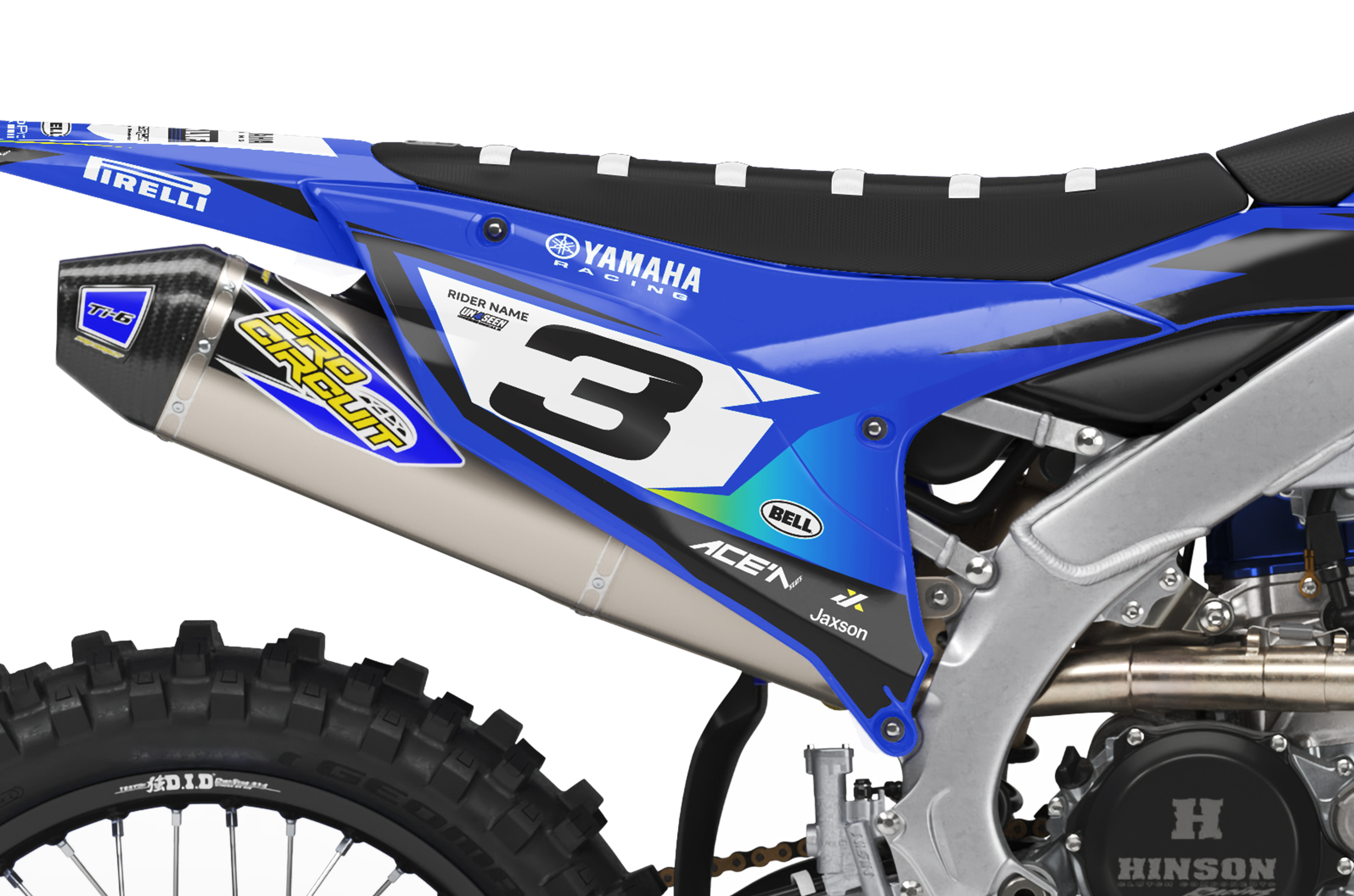 Yamaha Graphics Kit - Oneal Yellow