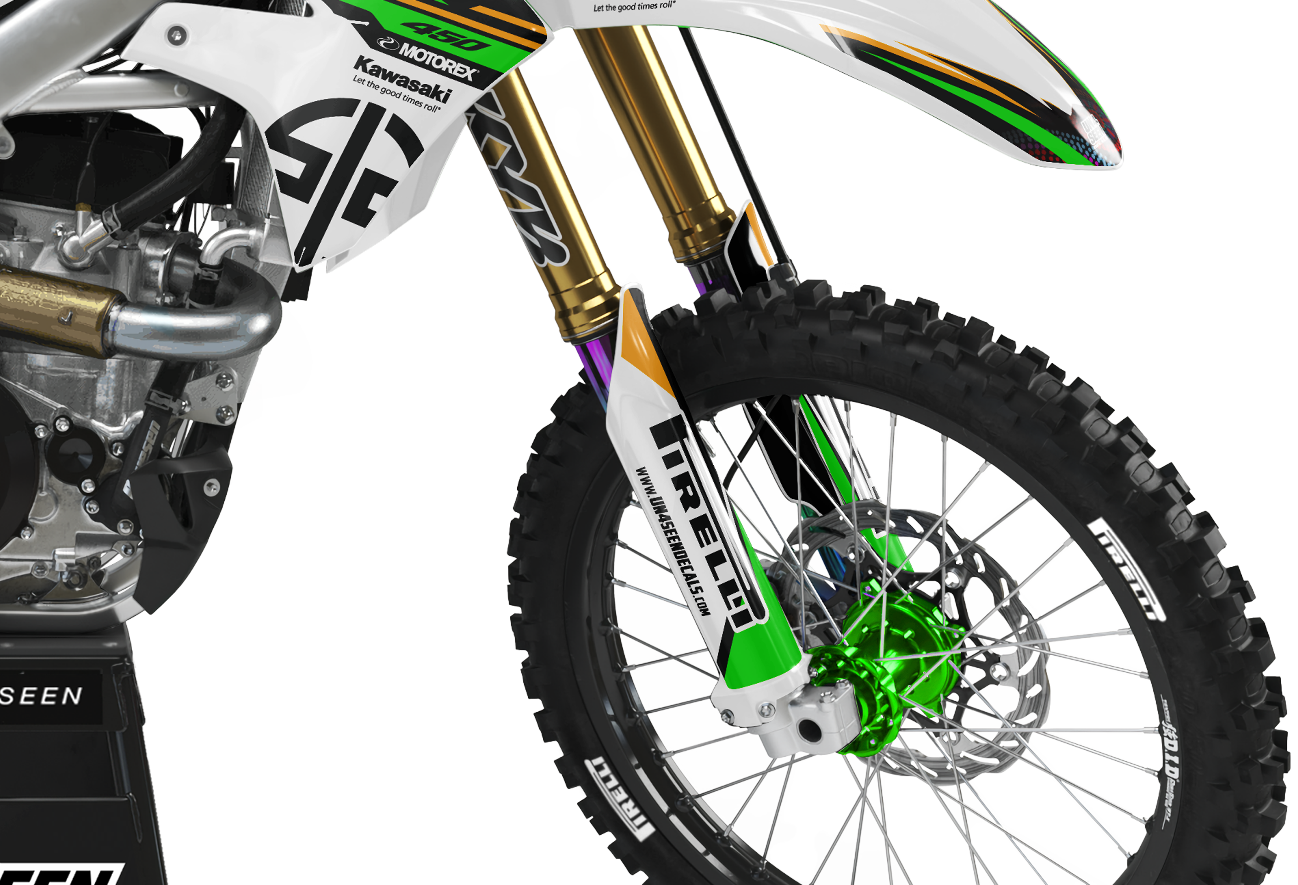 Kawasaki Graphics Kit - Rivah OZ