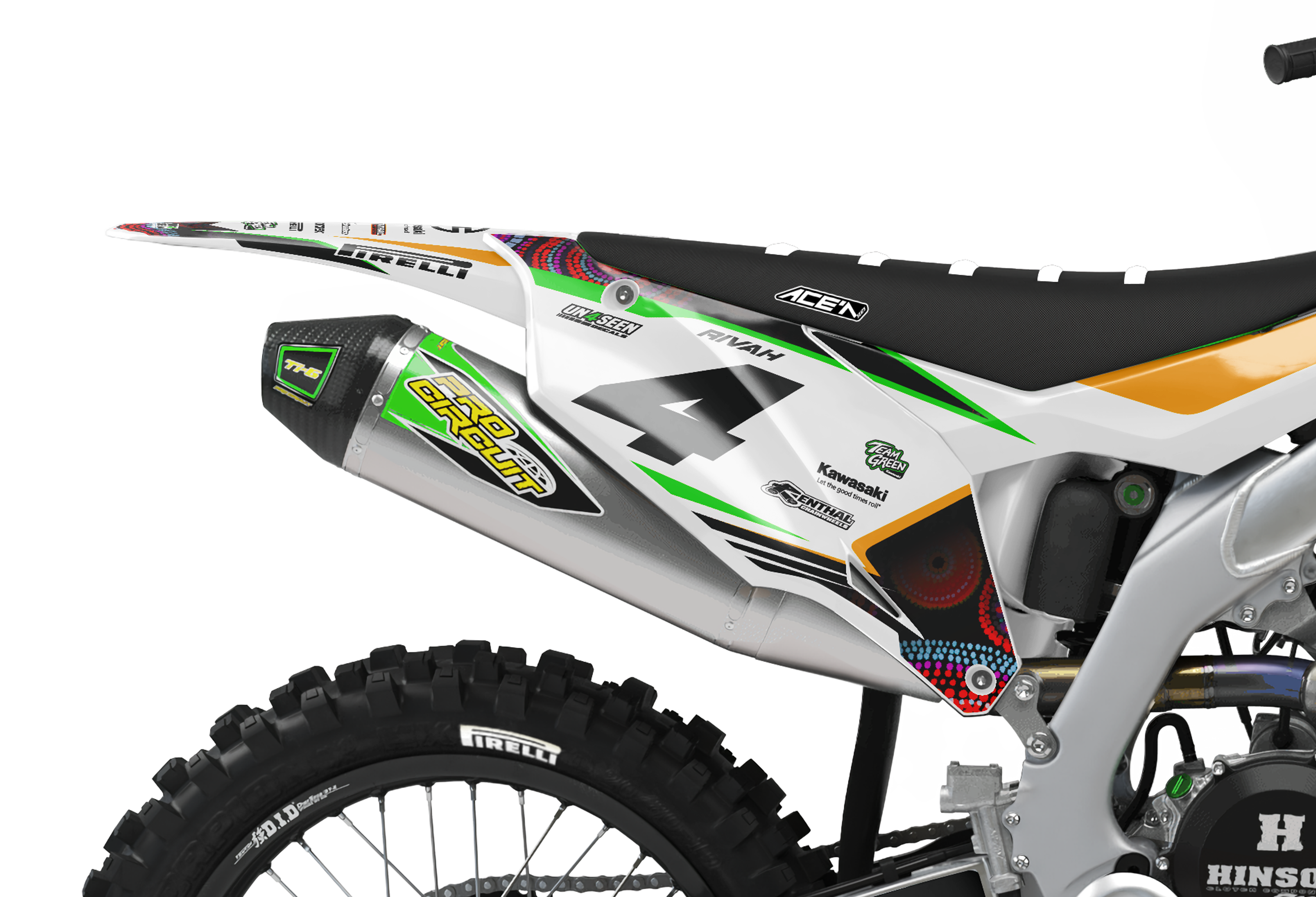 Kawasaki Graphics Kit - Rivah OZ