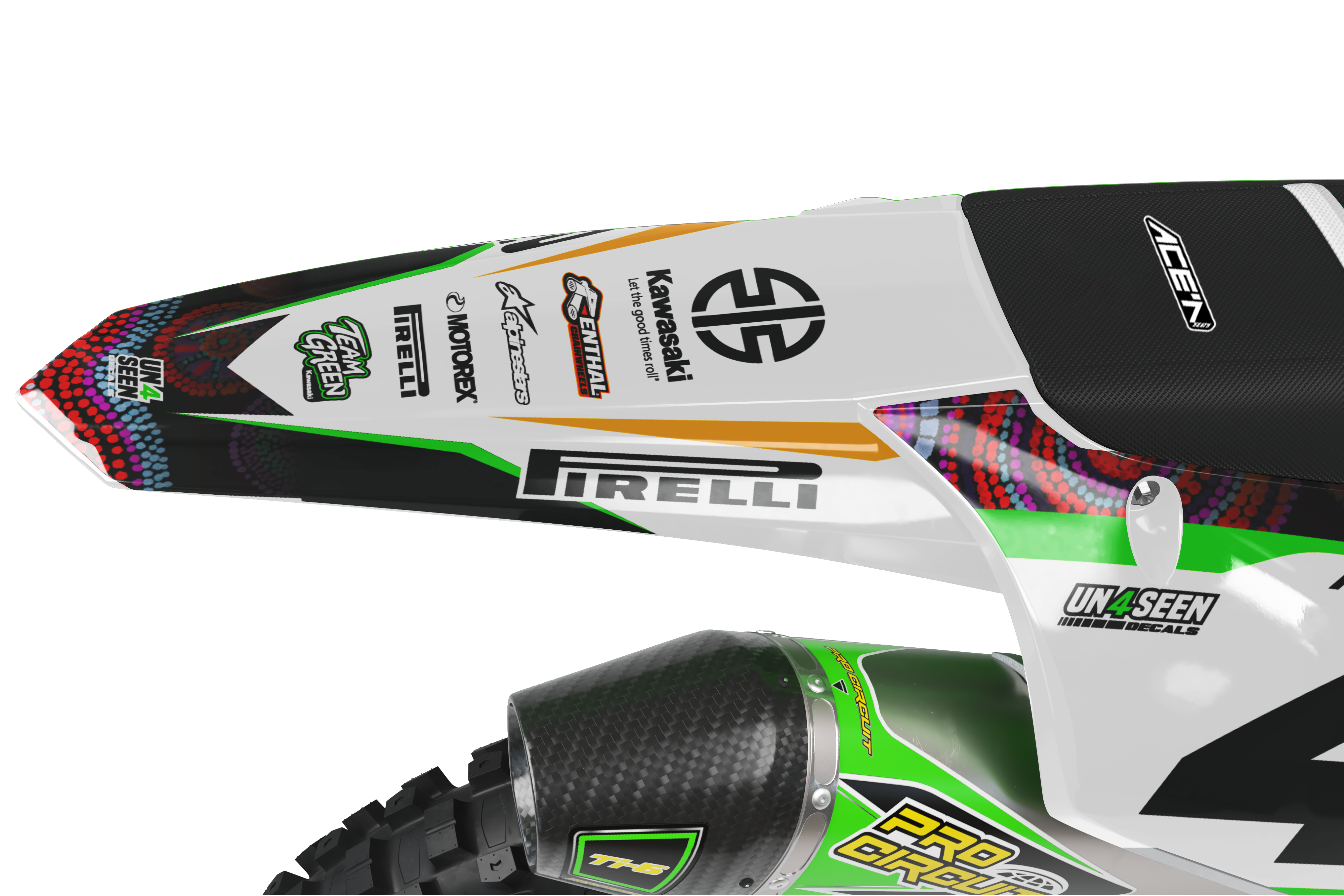 Kawasaki Graphics Kit - Rivah OZ