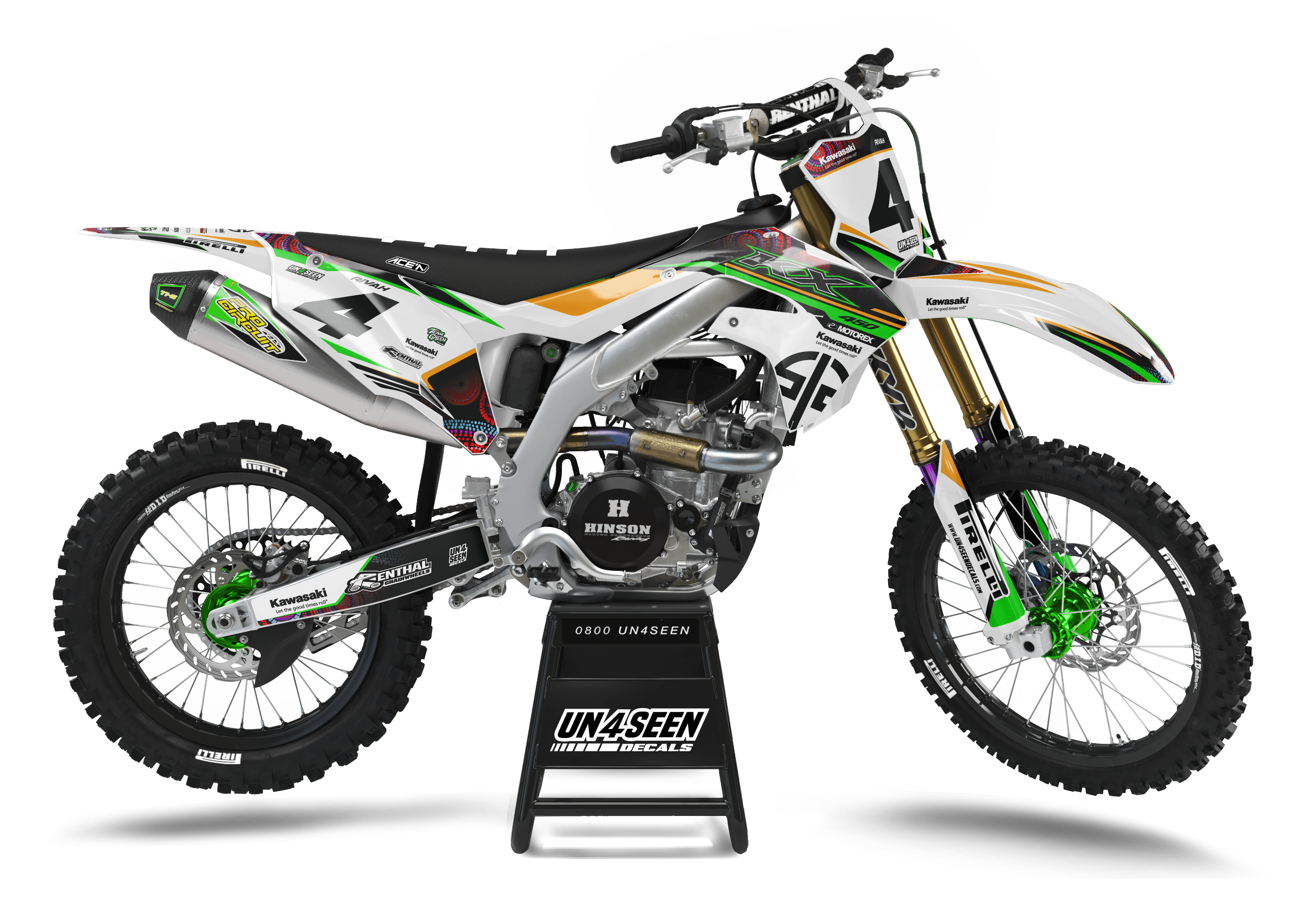 Kawasaki Graphics Kit - Rivah OZ