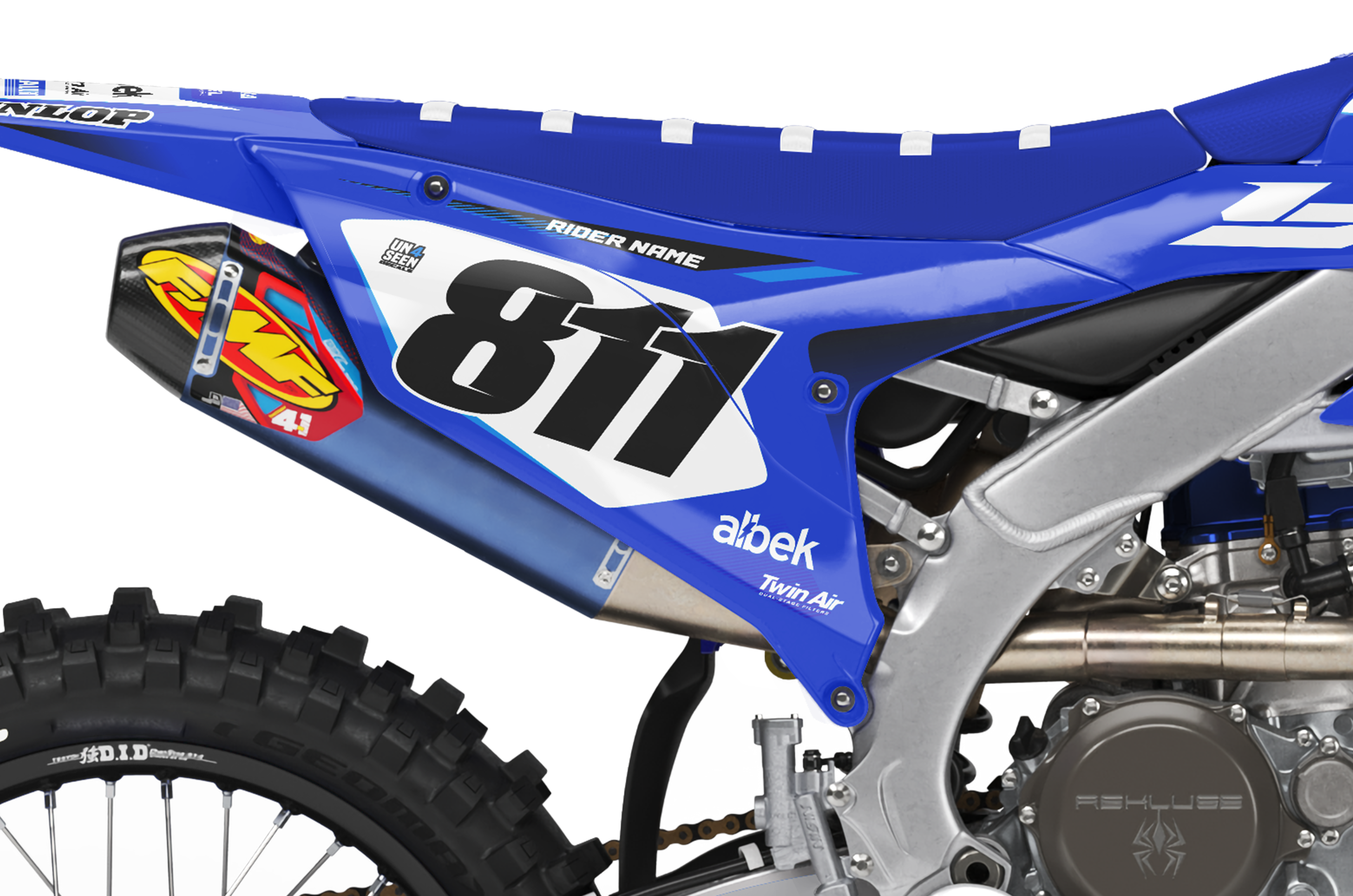 Yamaha Graphics Kit - Quick Blue
