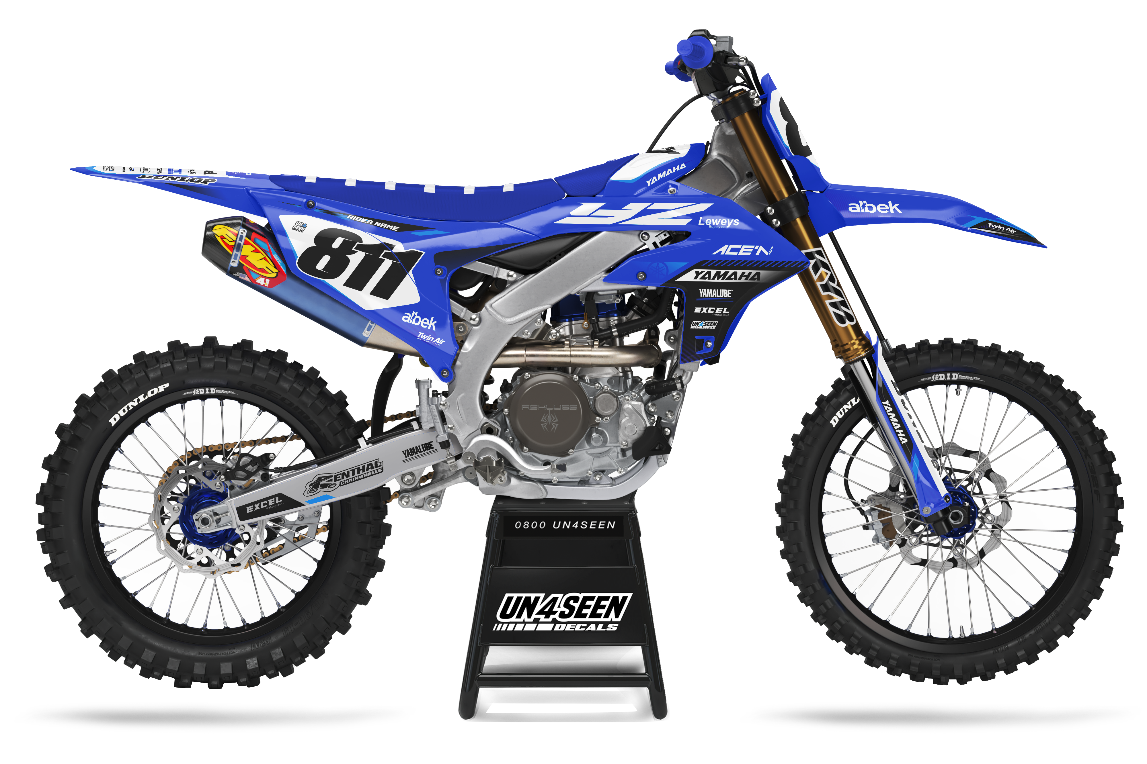 Yamaha Graphics Kit - Quick Blue