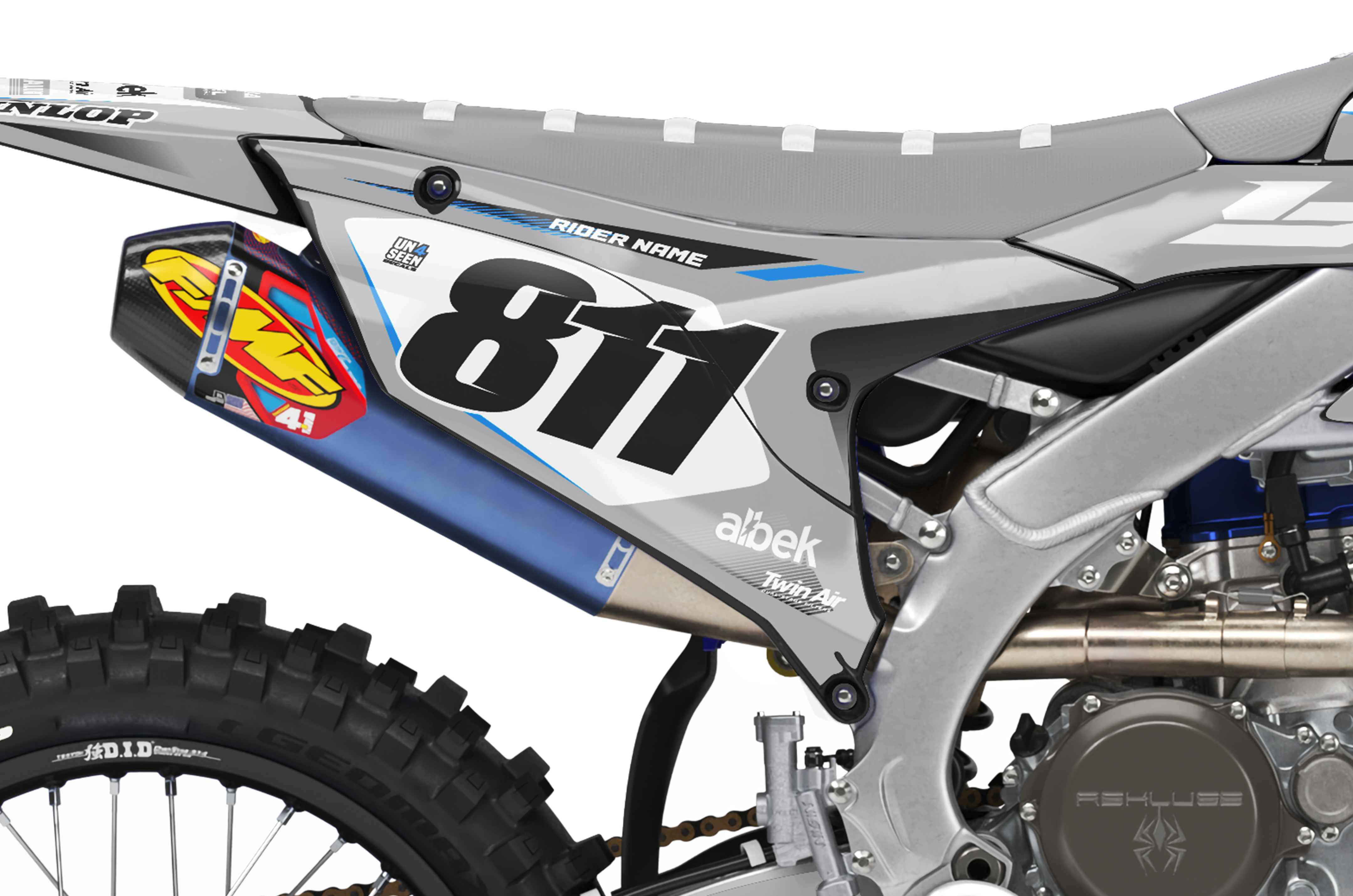 Yamaha Graphics Kit - Quick Grey