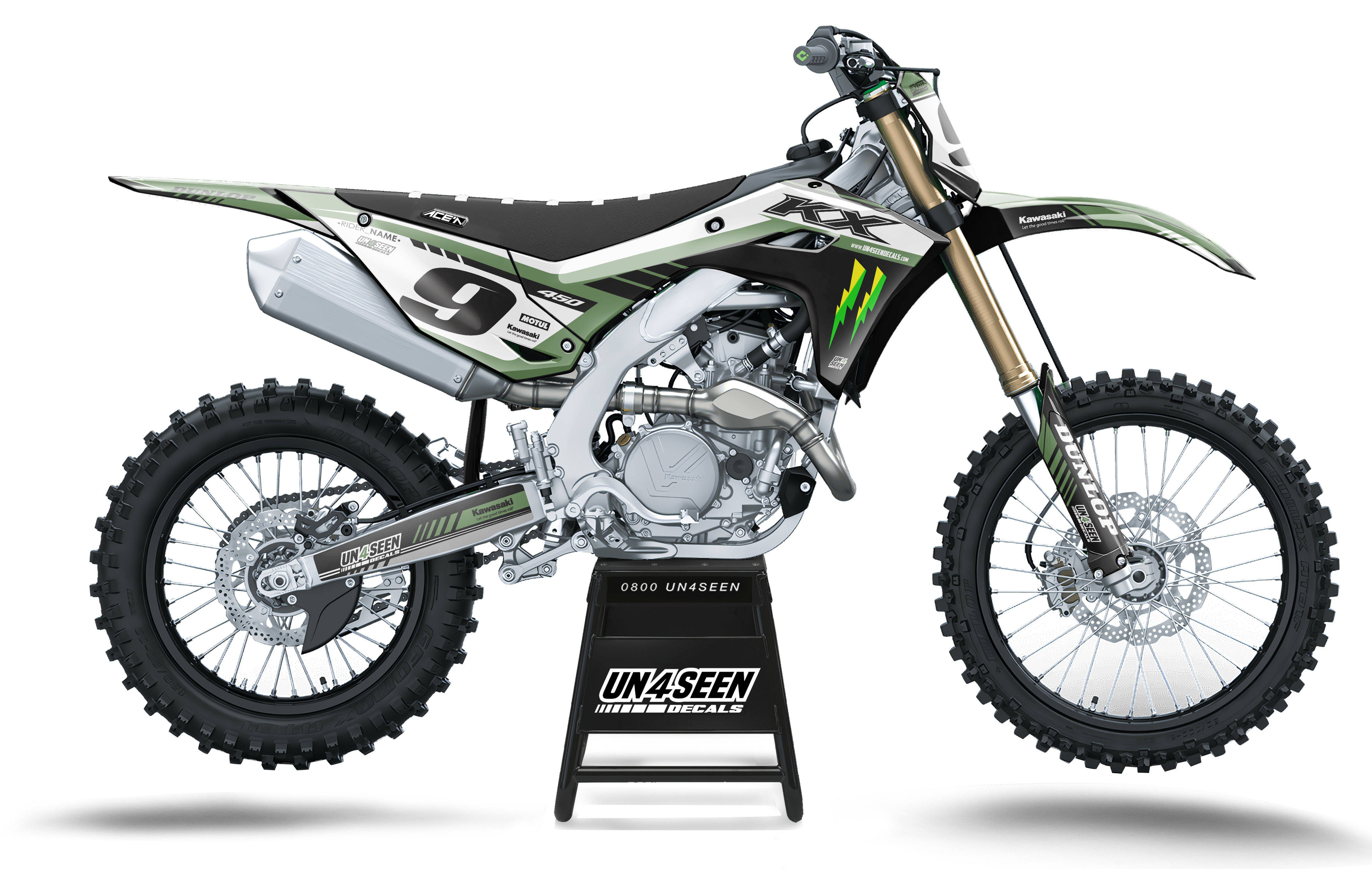 Kawasaki Graphics Kit - Ac