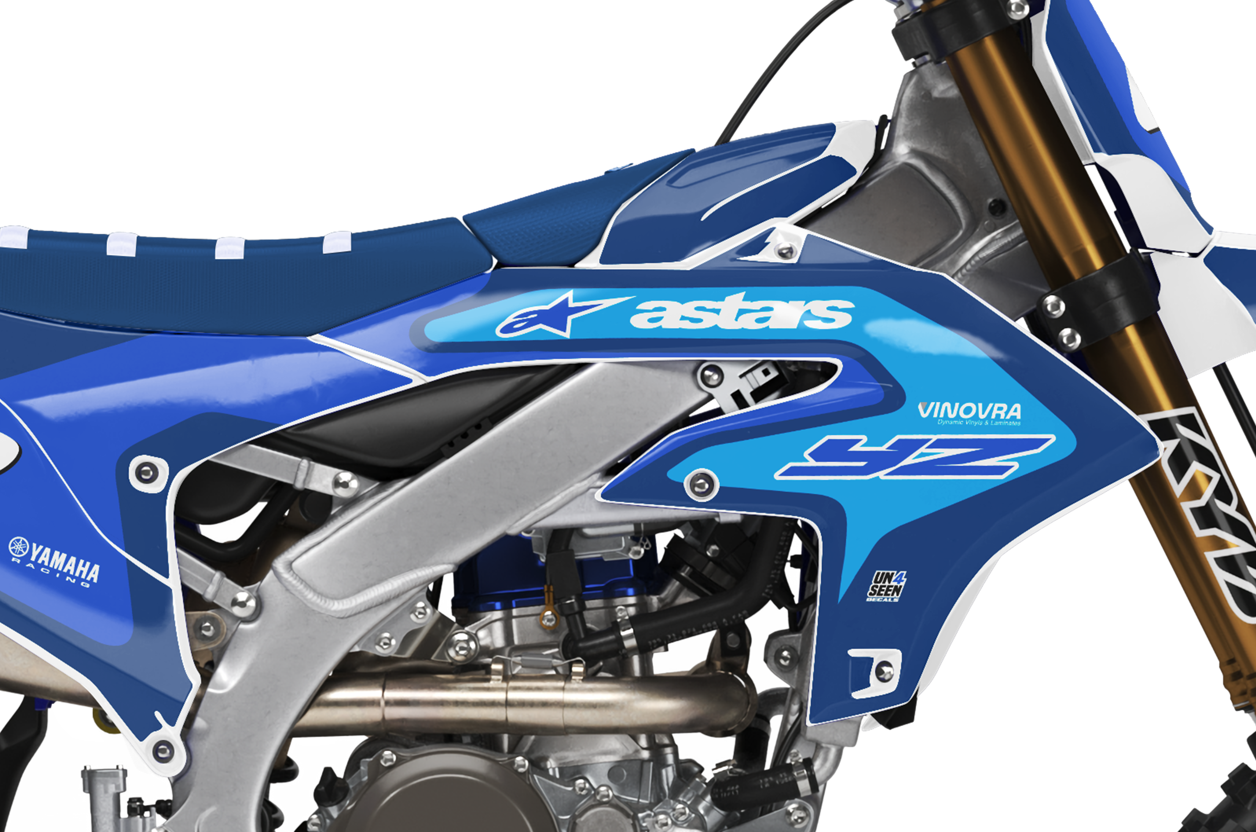 Yamaha Graphics Kit - Fluid Grid Navy