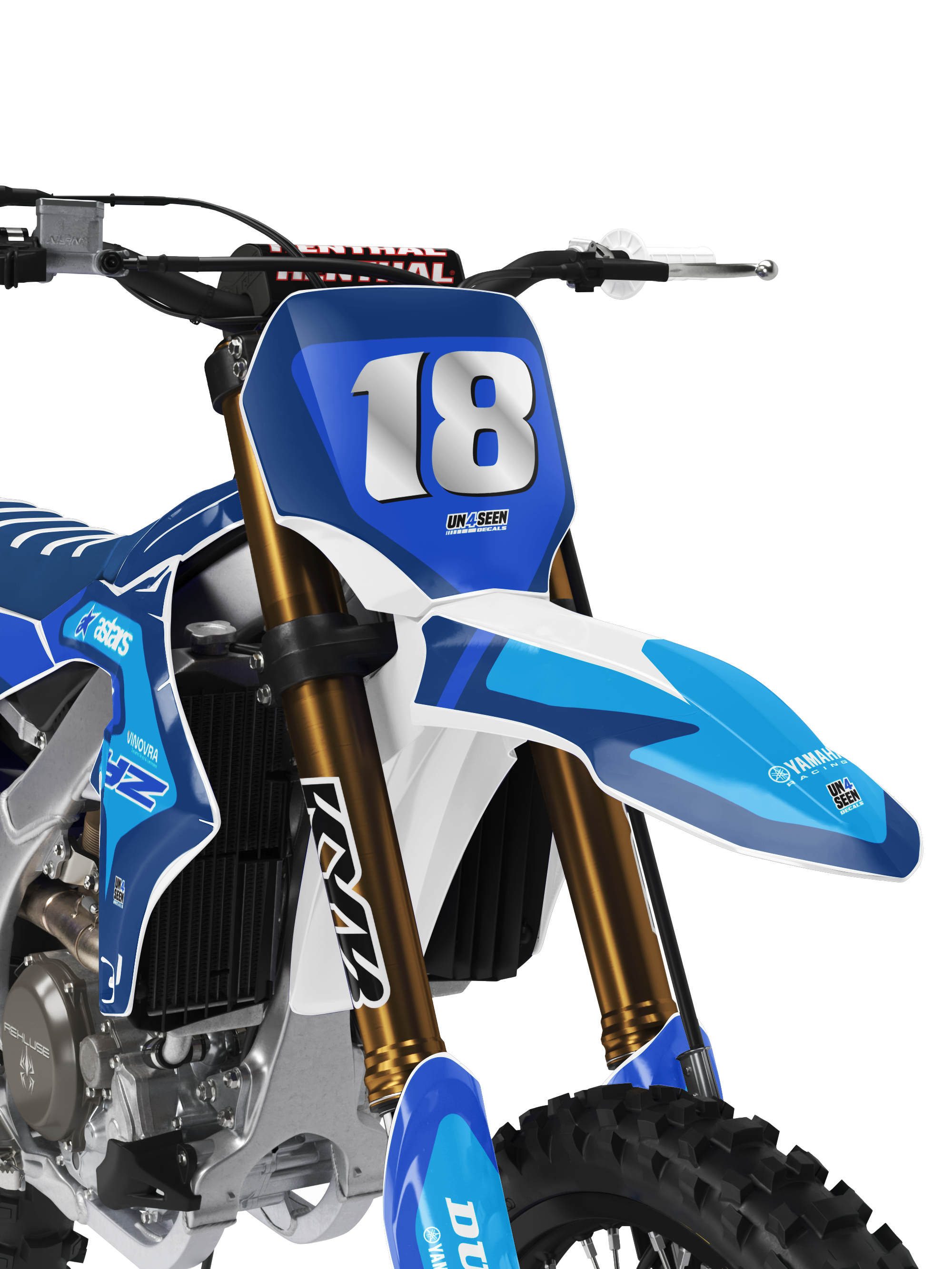 Yamaha Graphics Kit - Fluid Grid Navy