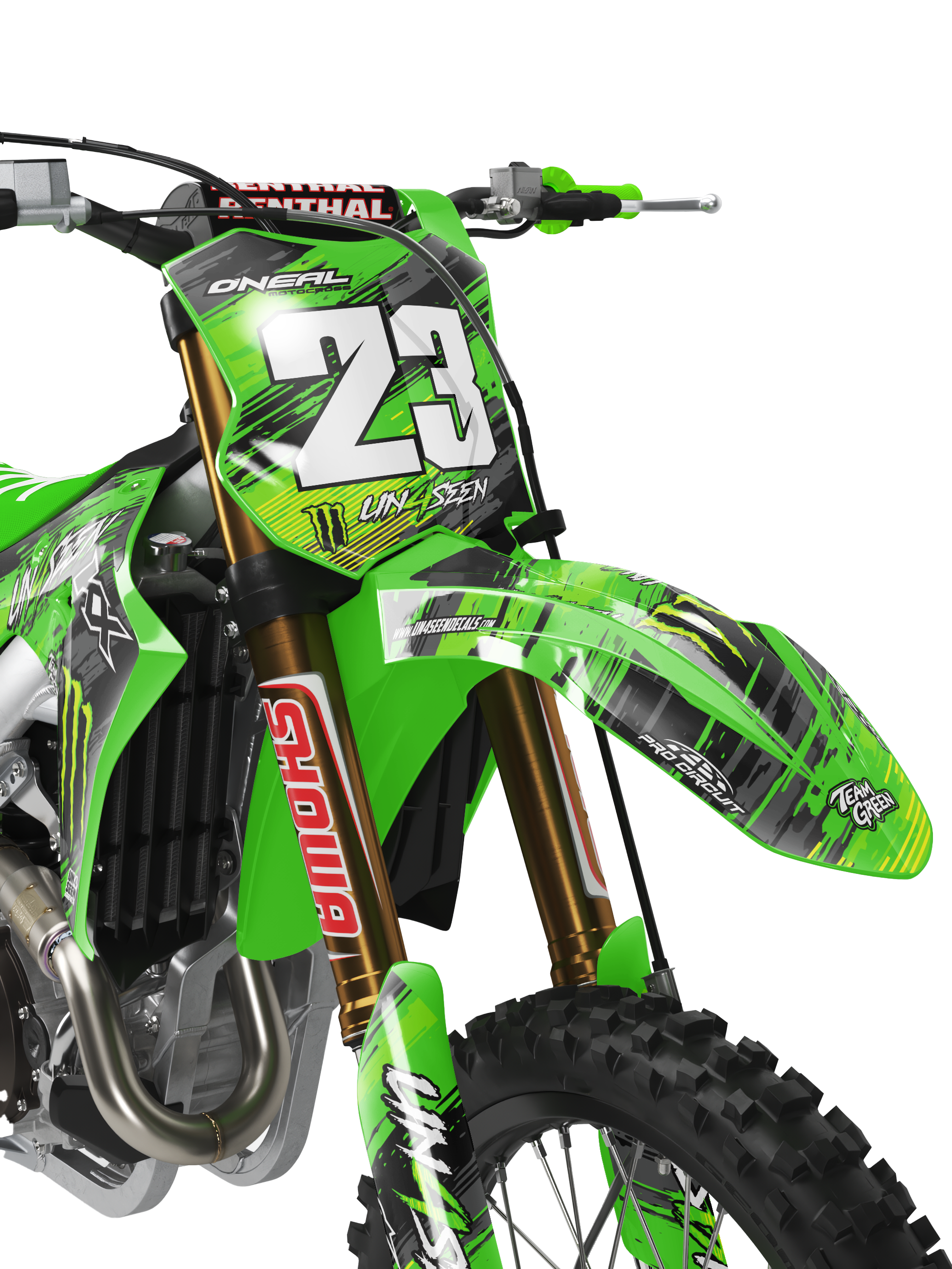 Kawasaki  Graphics Kit - Mashed