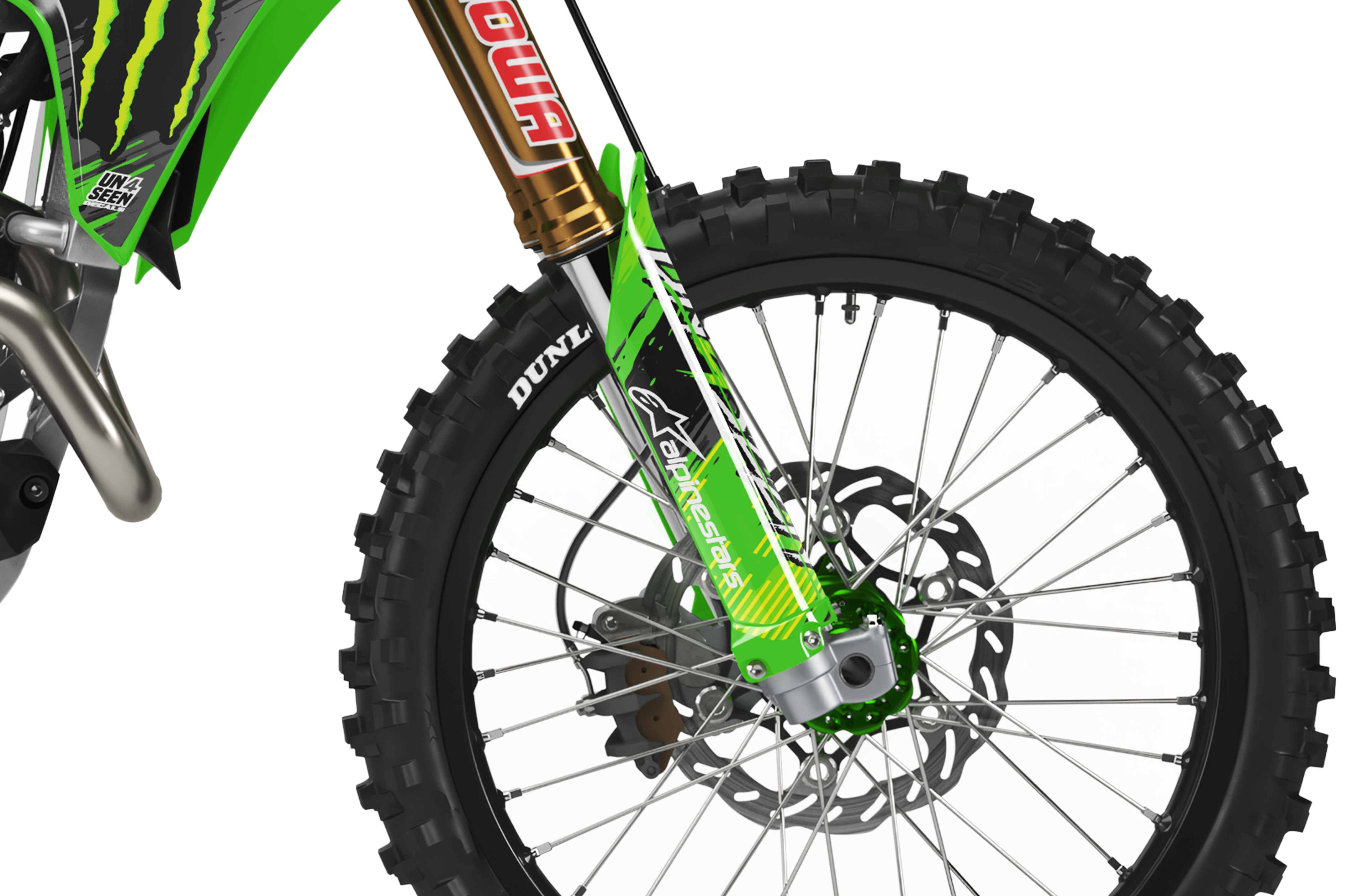 Kawasaki  Graphics Kit - Mashed