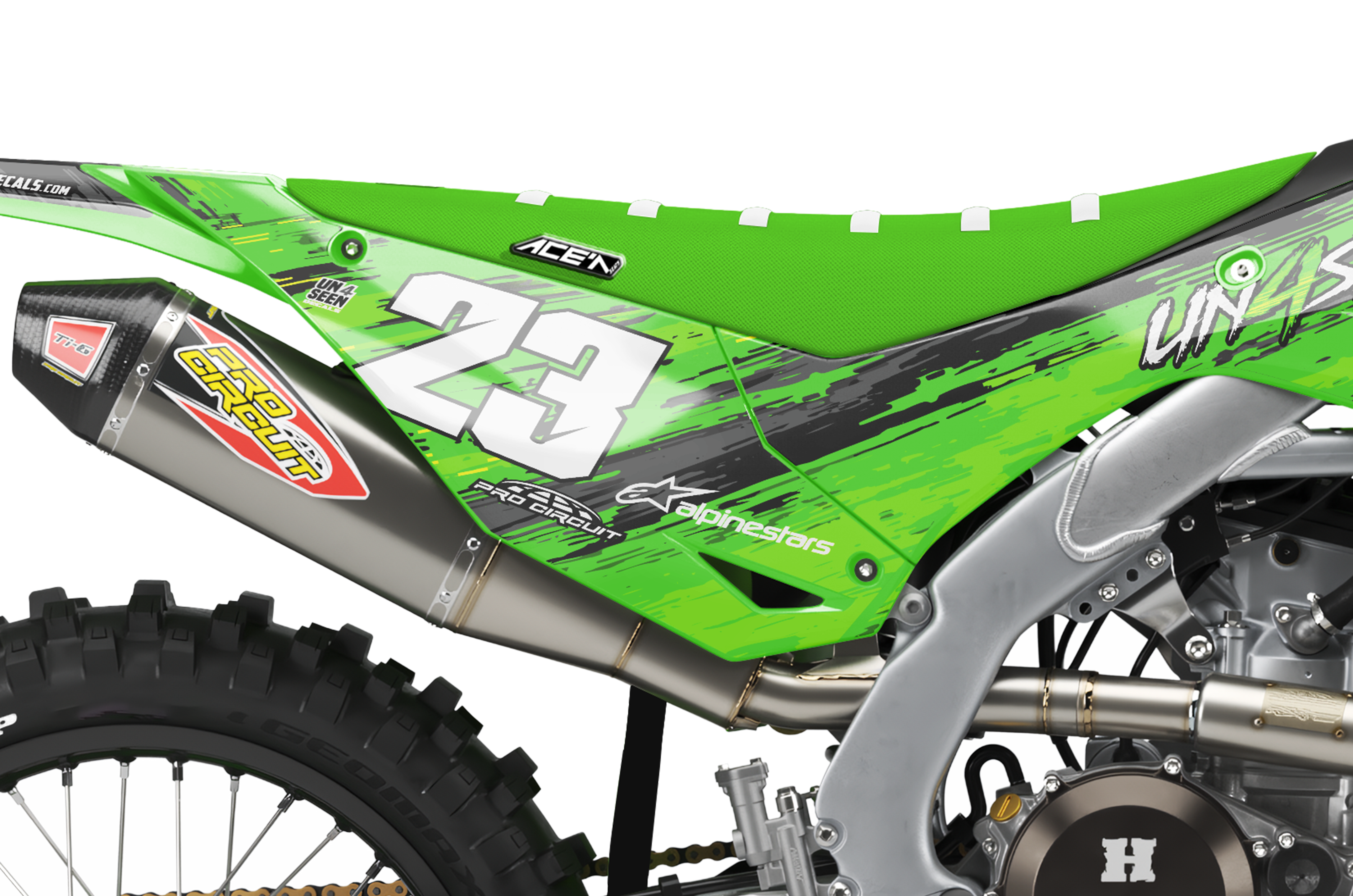 Kawasaki  Graphics Kit - Mashed