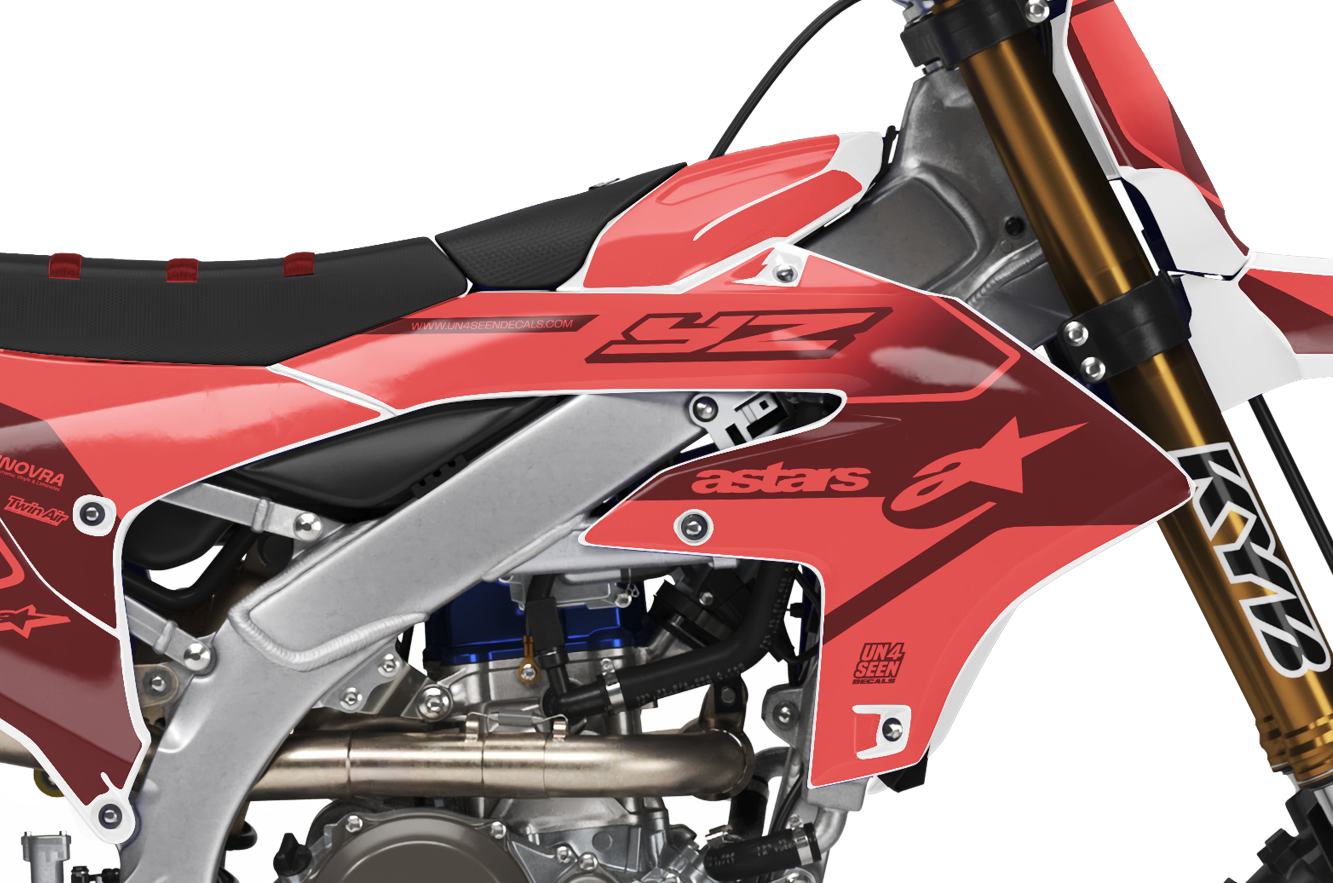 Yamaha Graphics Kit - Racer Riway Peach