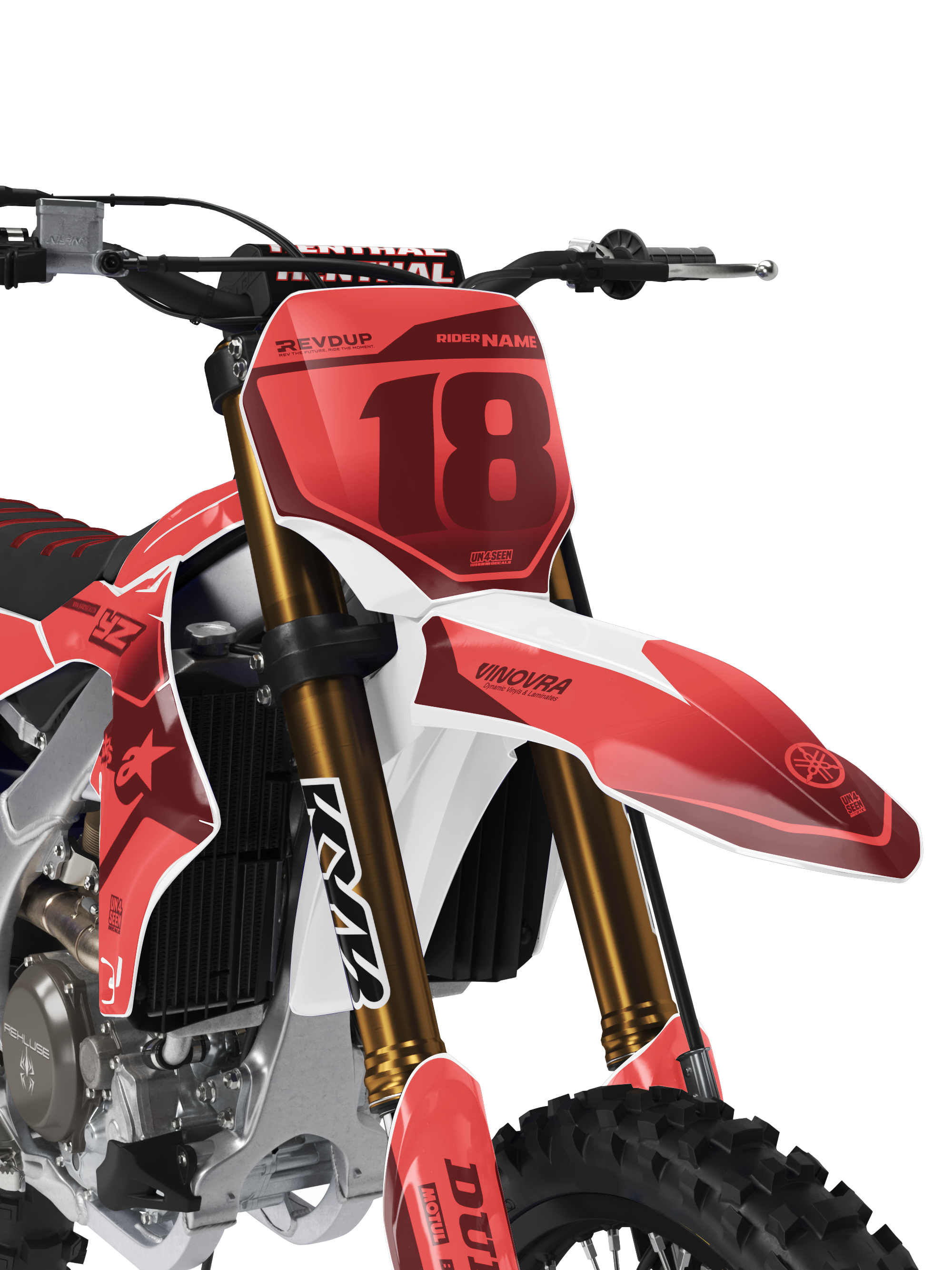Yamaha Graphics Kit - Racer Riway Peach