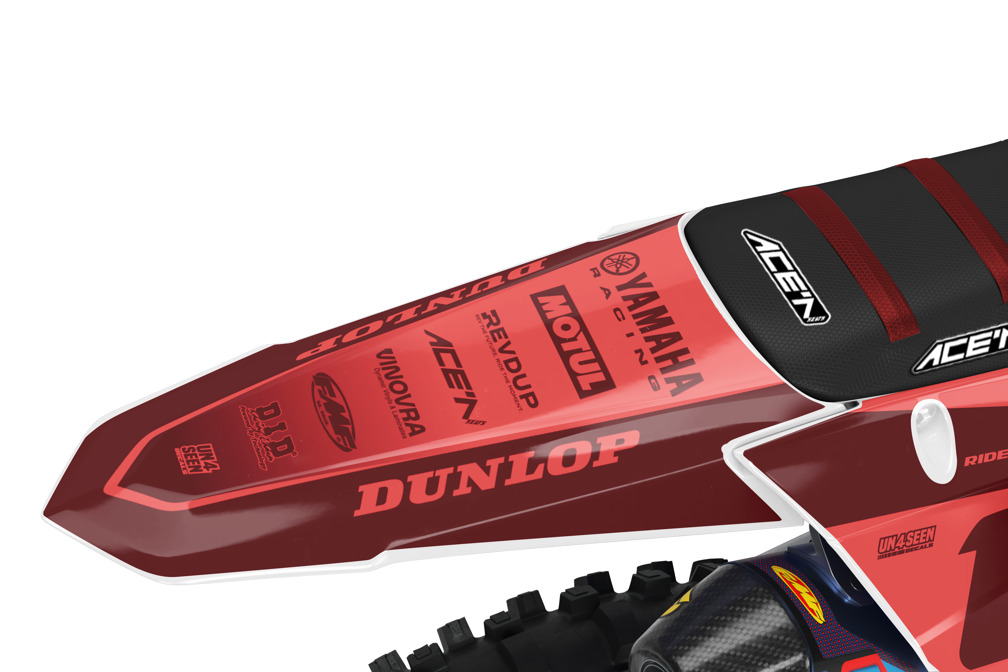 Yamaha Graphics Kit - Racer Riway Peach