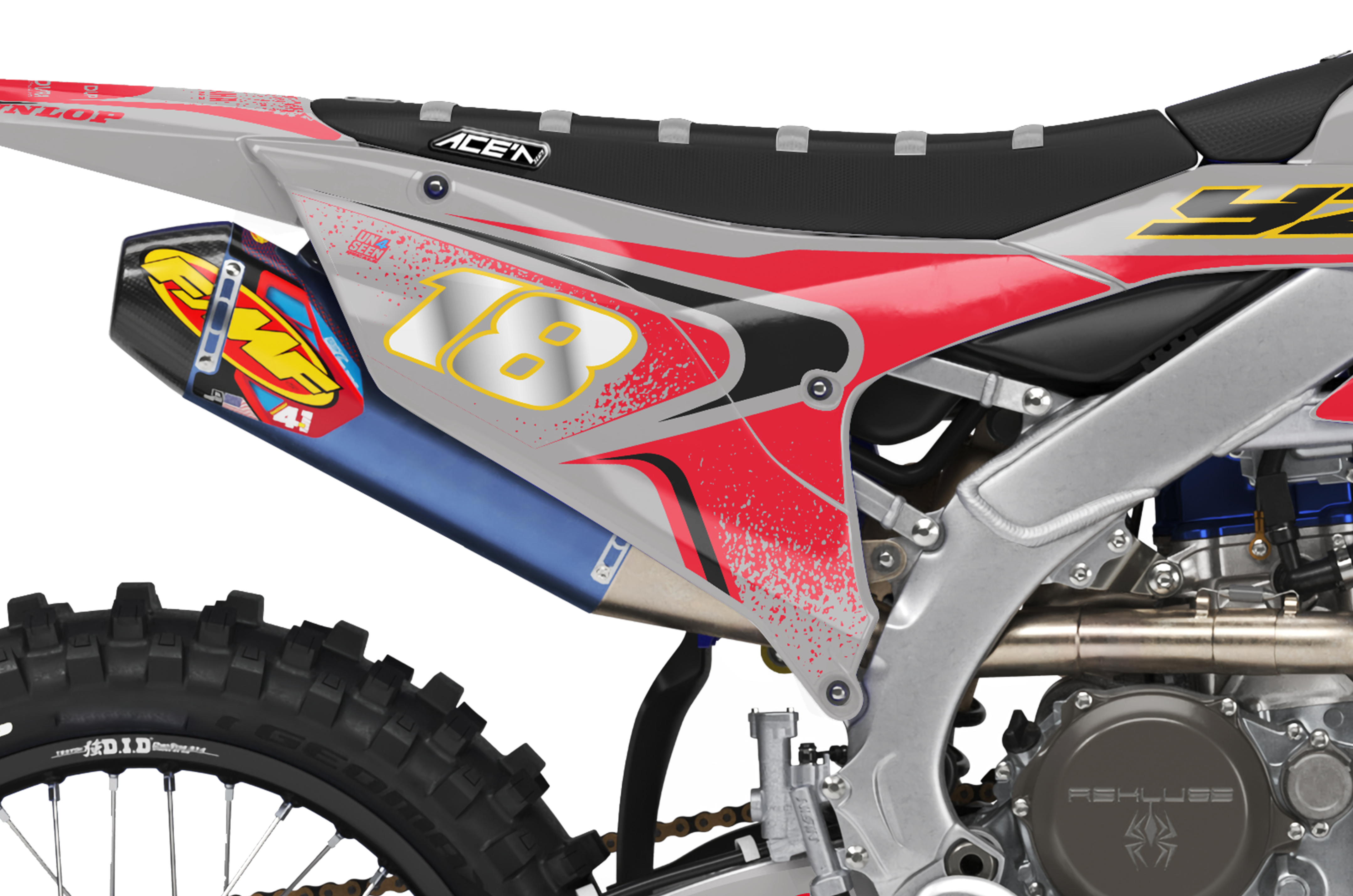 Yamaha Graphics Kit - Techstar Nomur Grey