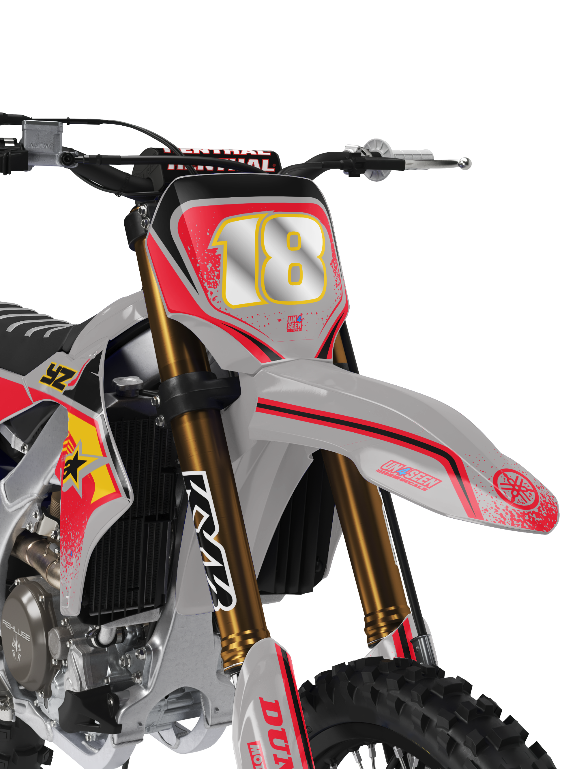 Yamaha Graphics Kit - Techstar Nomur Grey