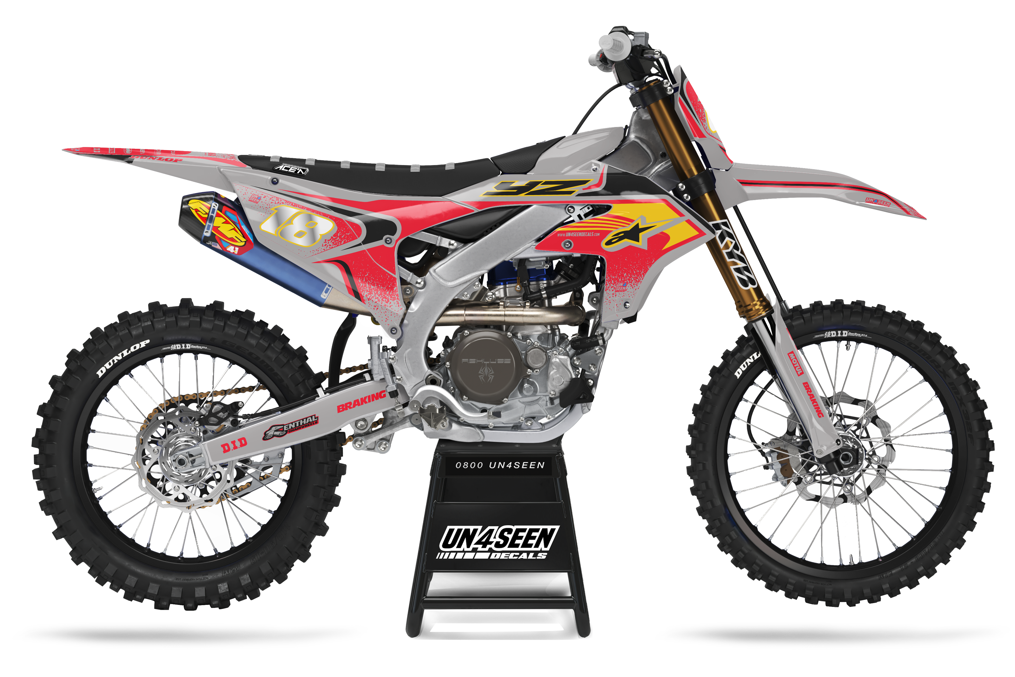 Yamaha Graphics Kit - Techstar Nomur Grey