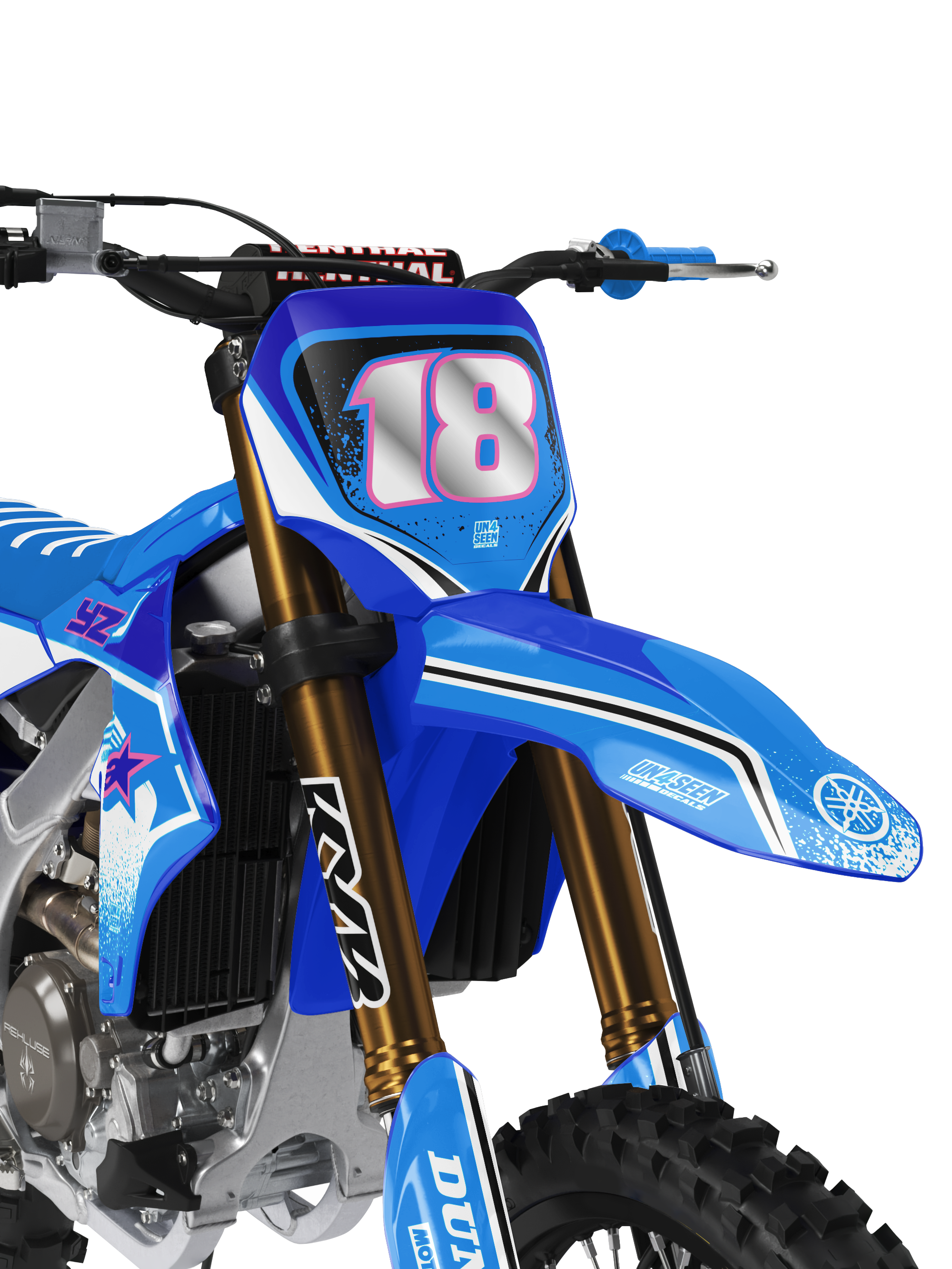 Yamaha Graphics Kit - Techstar Nomur Light Blue