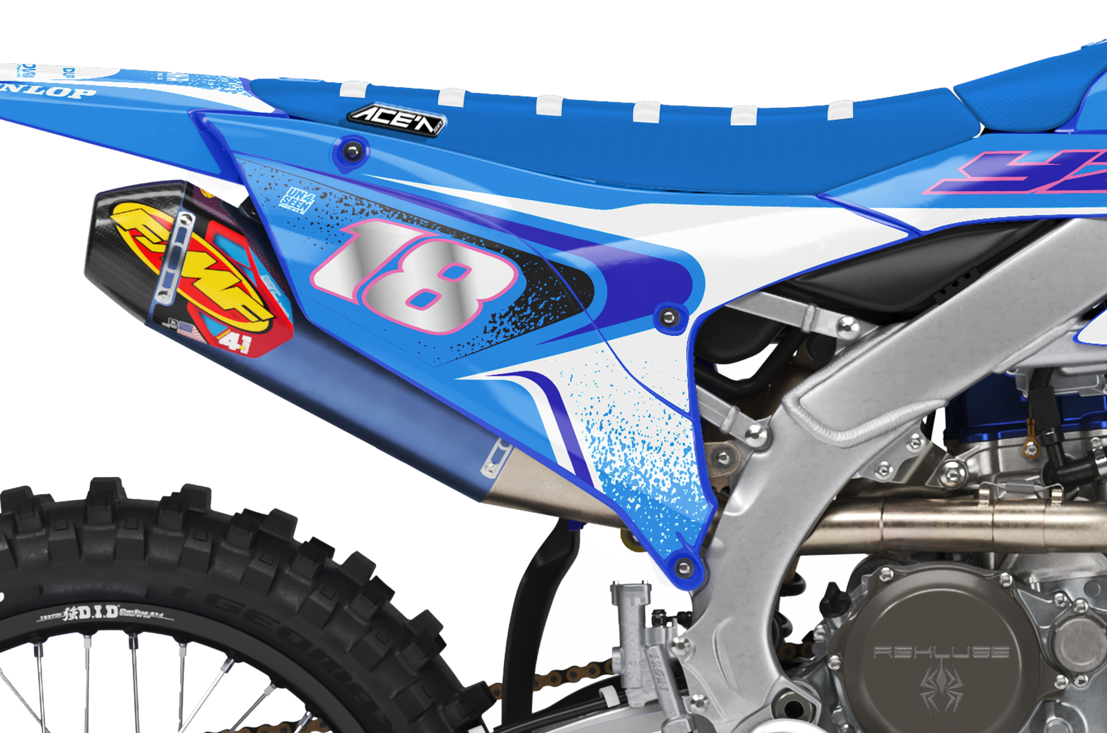 Yamaha Graphics Kit - Techstar Nomur Light Blue
