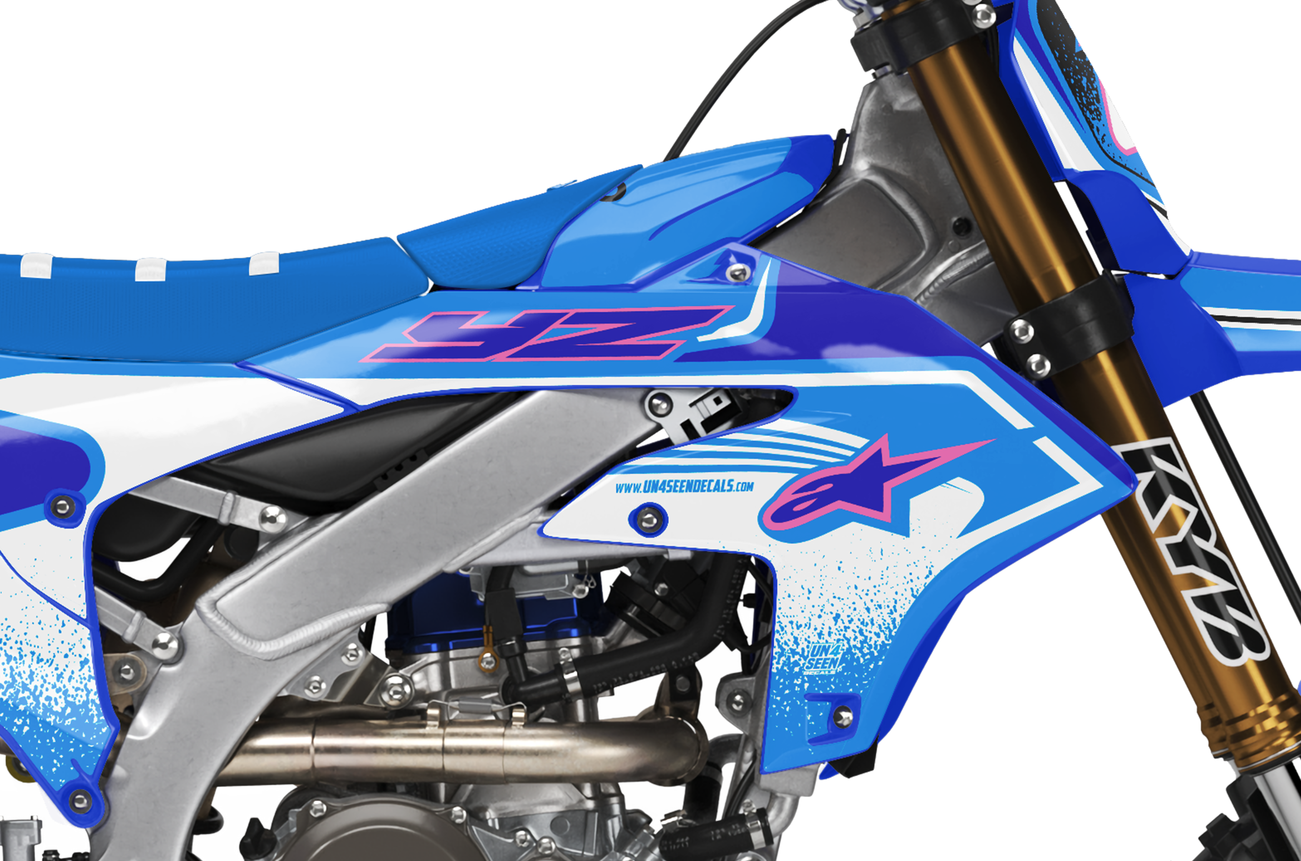 Yamaha Graphics Kit - Techstar Nomur Light Blue