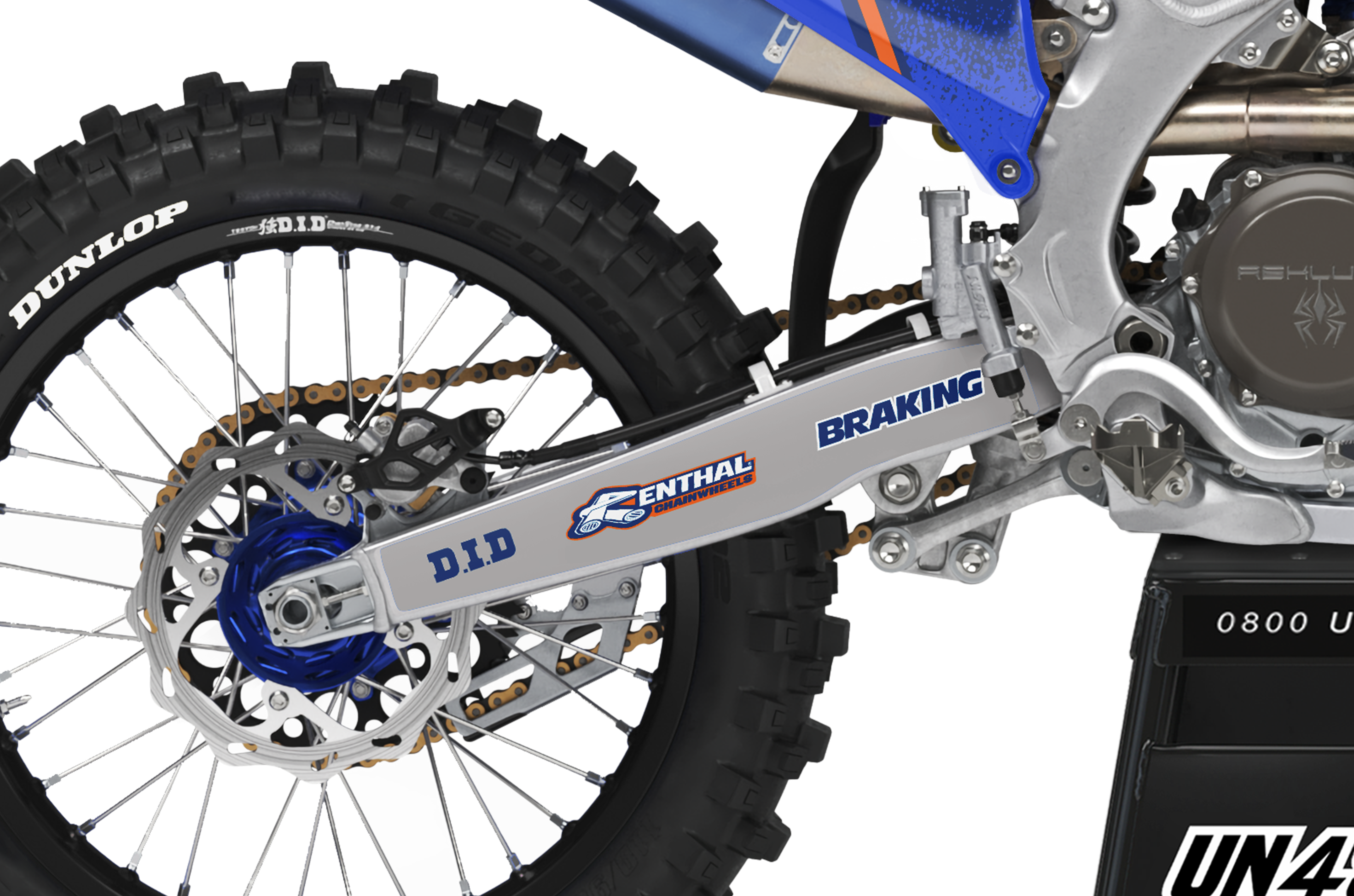 Yamaha Graphics Kit - Techstar Nomur Orange Blue