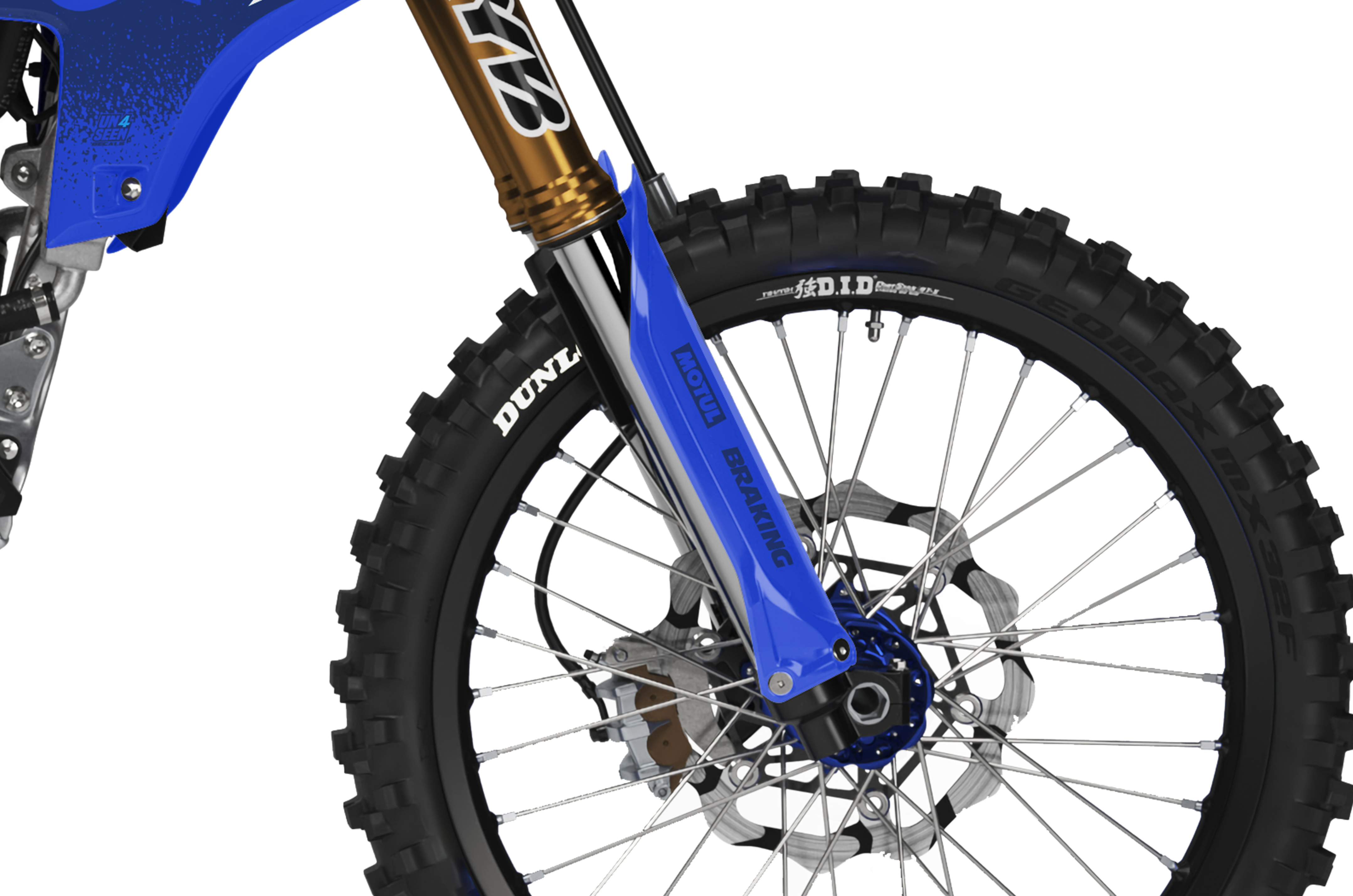Yamaha Graphics Kit - Techstar Nomur Orange Blue