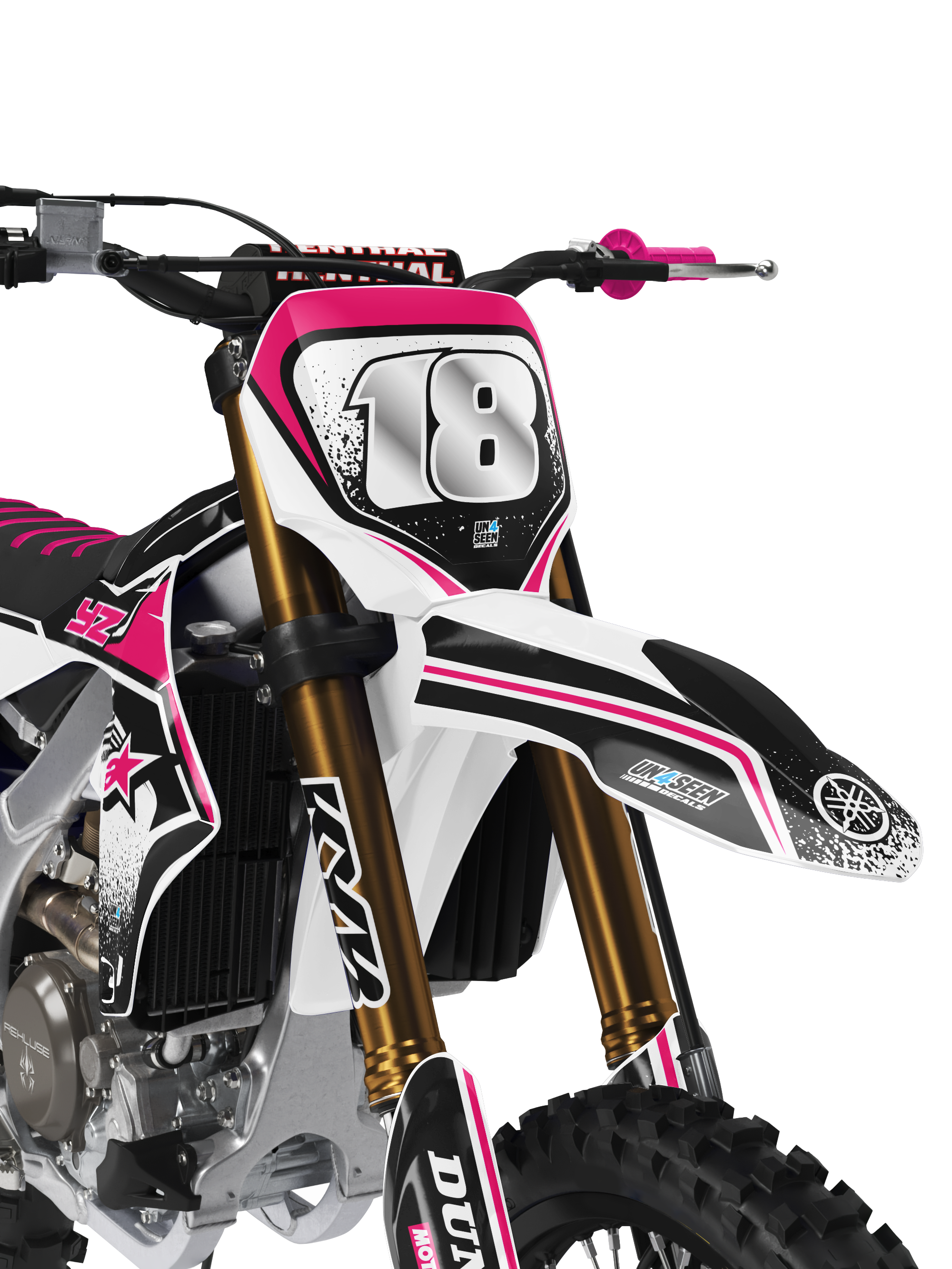 Yamaha Graphics Kit - Techstar Nomur Pink
