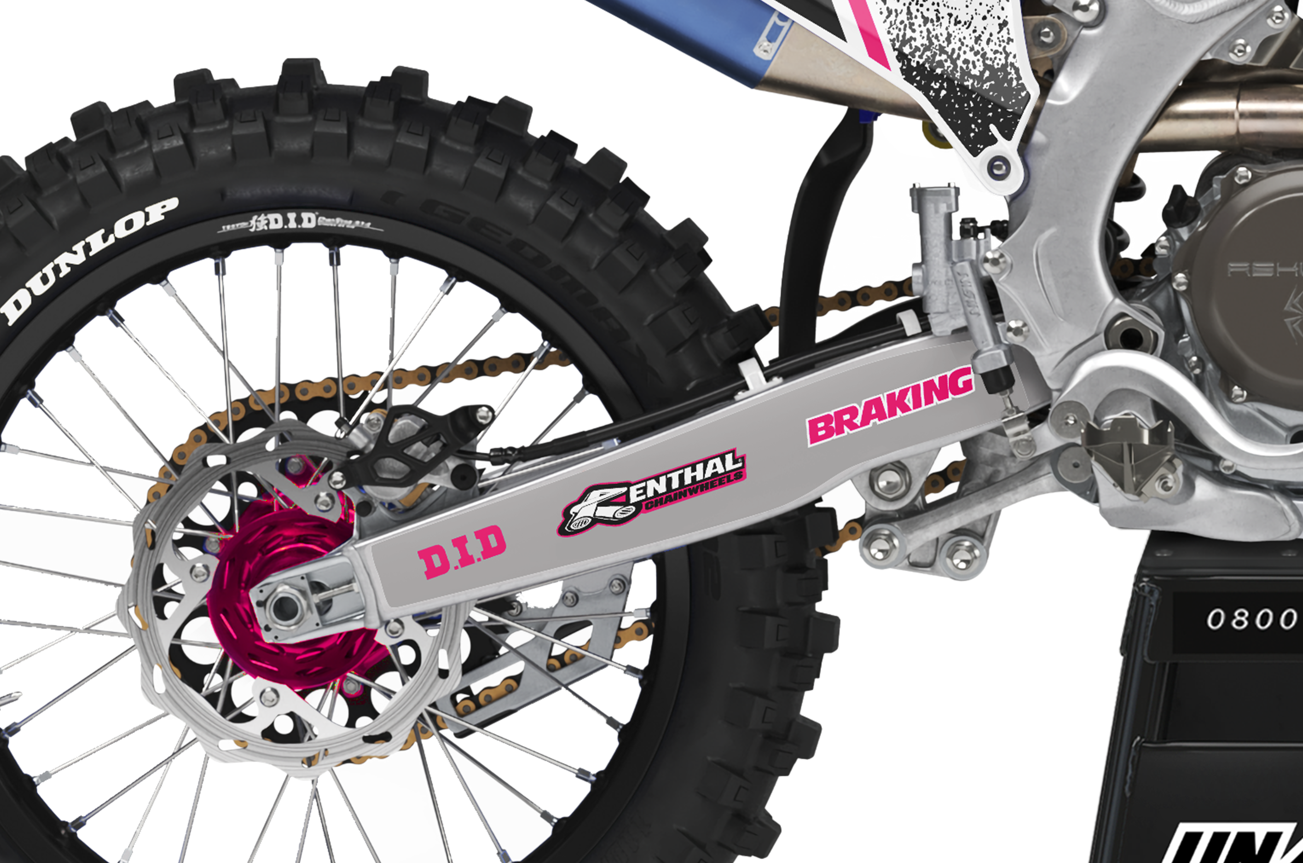 Yamaha Graphics Kit - Techstar Nomur Pink