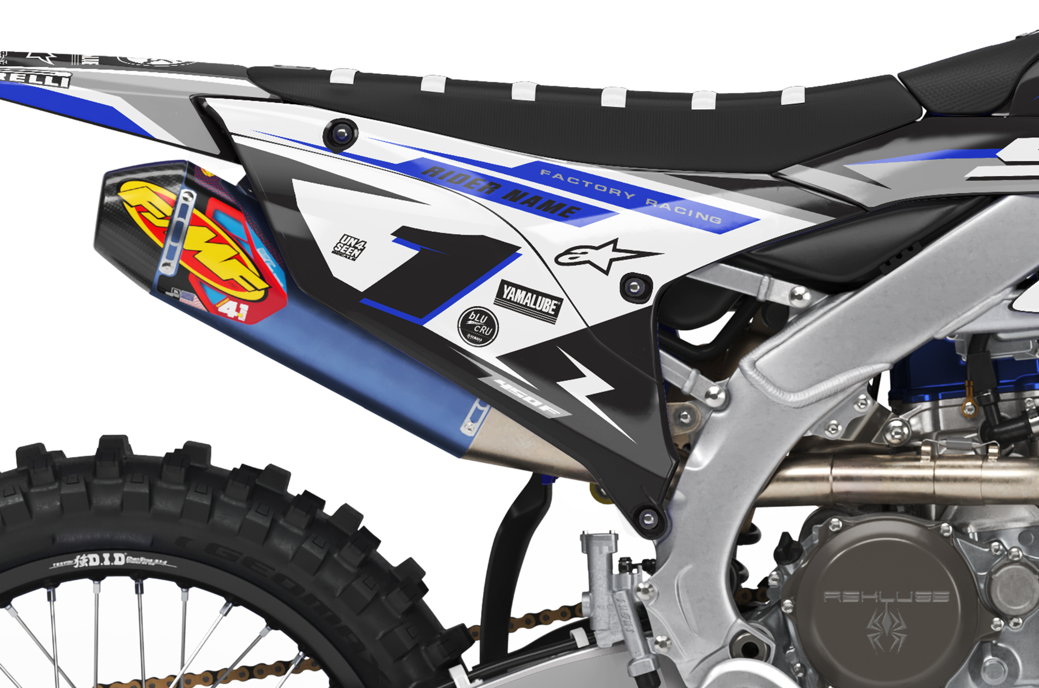 Yamaha Graphics Kit - Arthur Blue