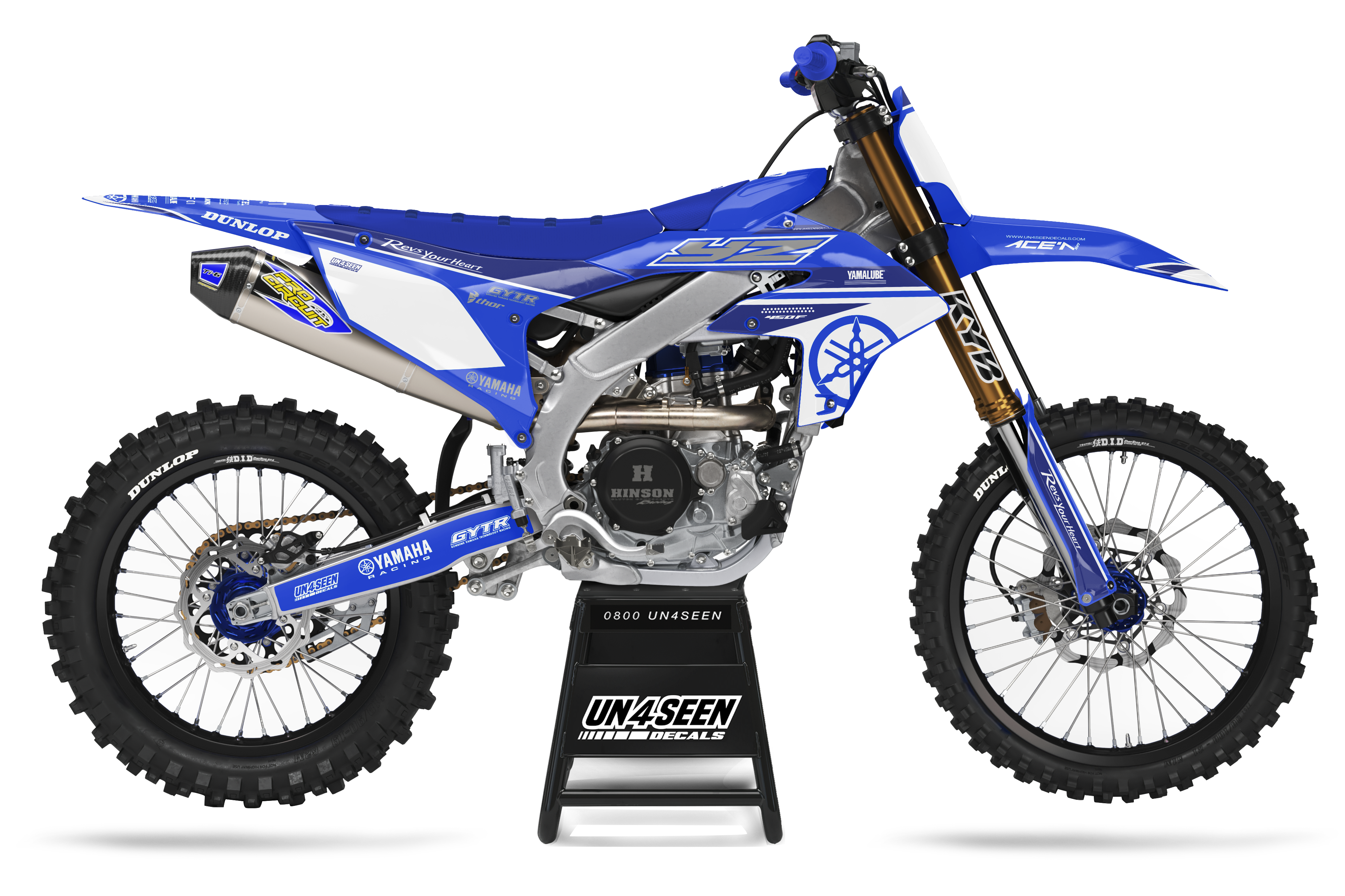 Yamaha Graphics Kit - Ree Blue