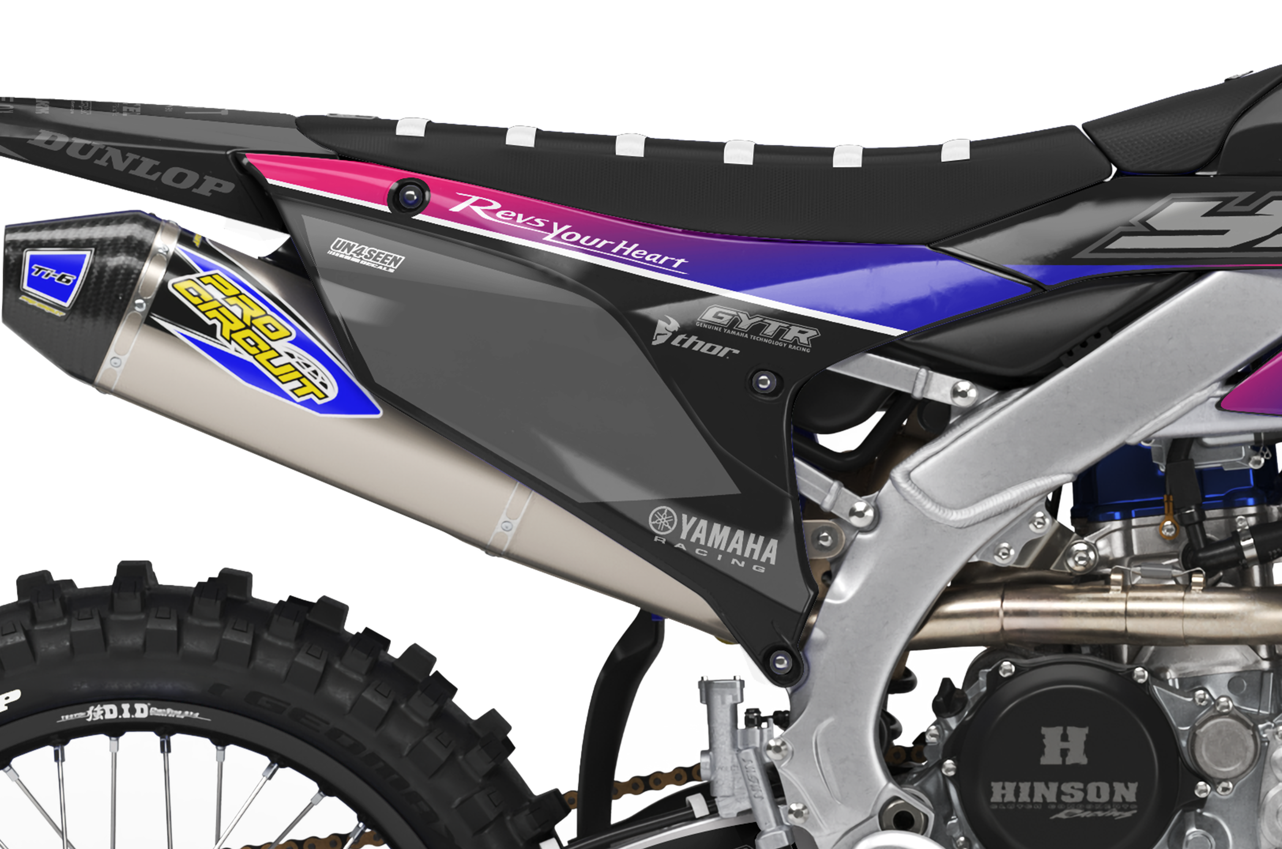 Yamaha Graphics Kit - Ree Black