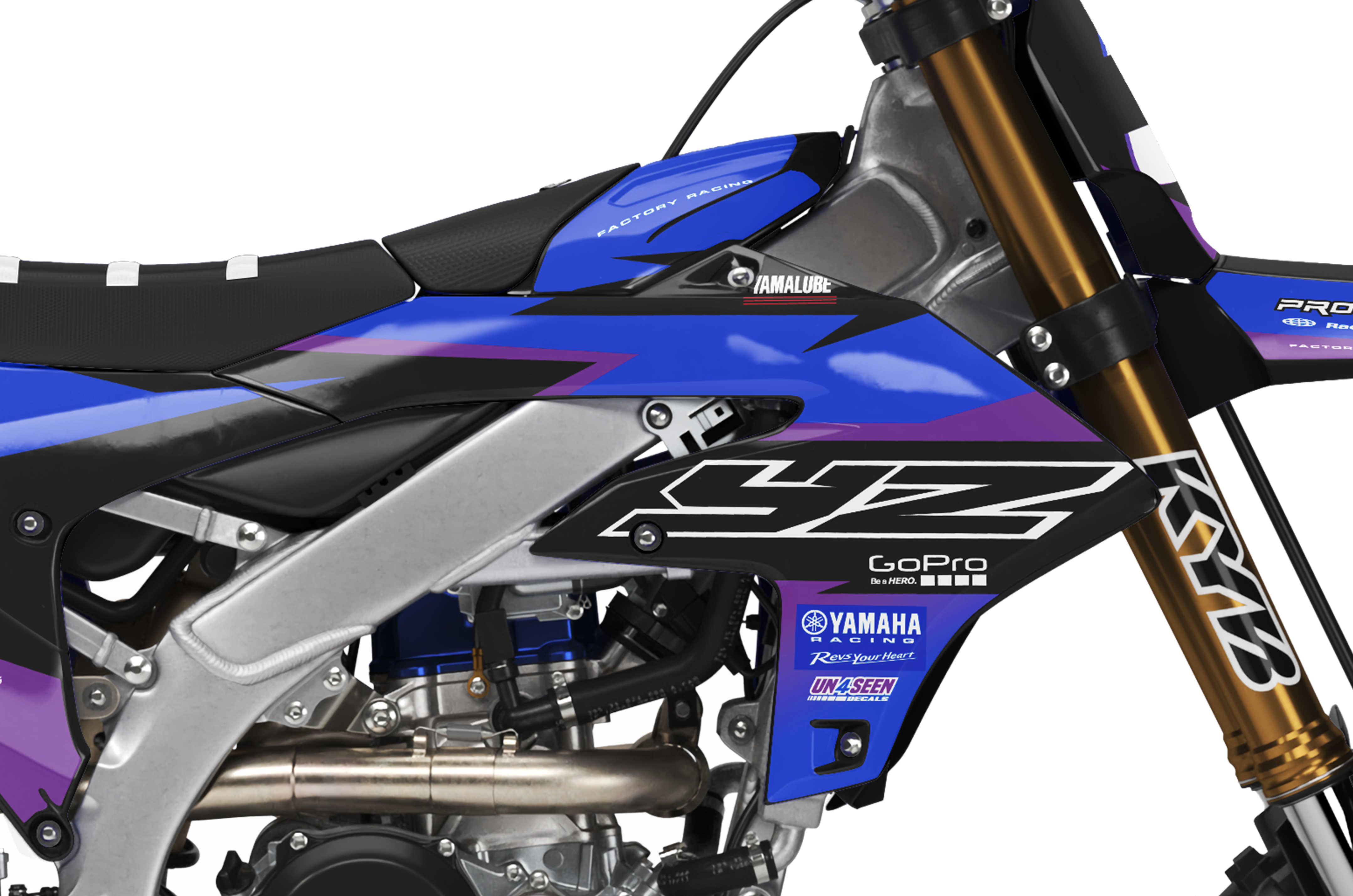 Yamaha Graphics Kit - Yeao Purple
