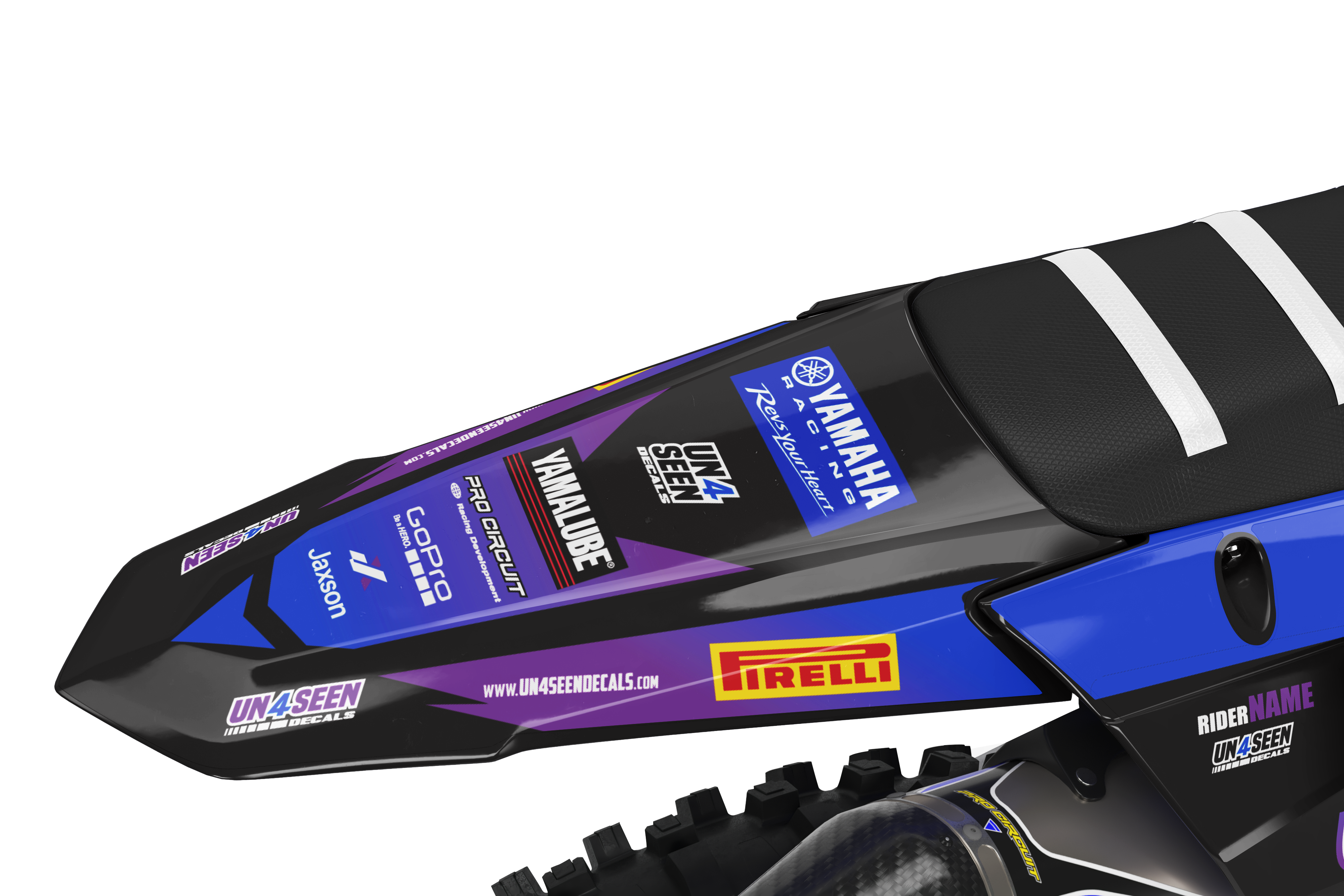 Yamaha Graphics Kit - Yeao Purple