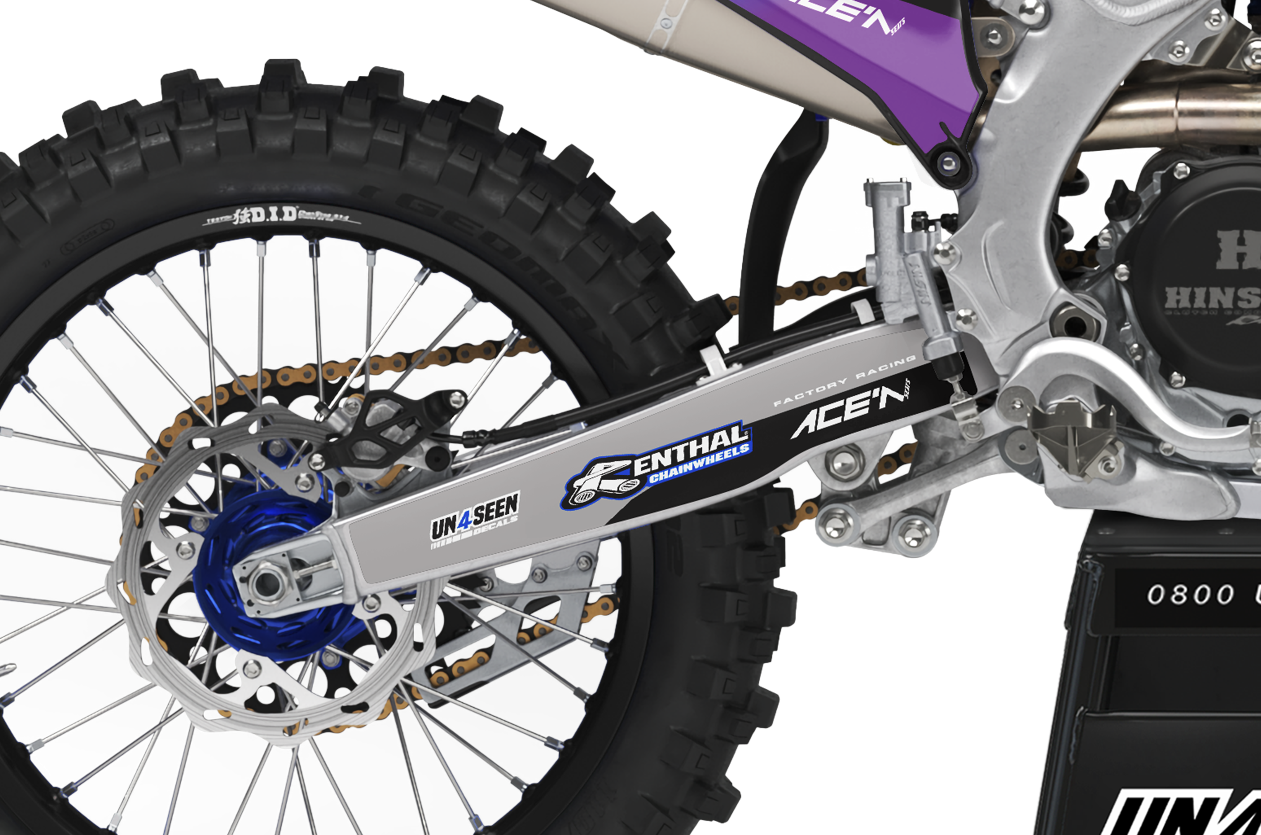 Yamaha Graphics Kit - Yeao Purple