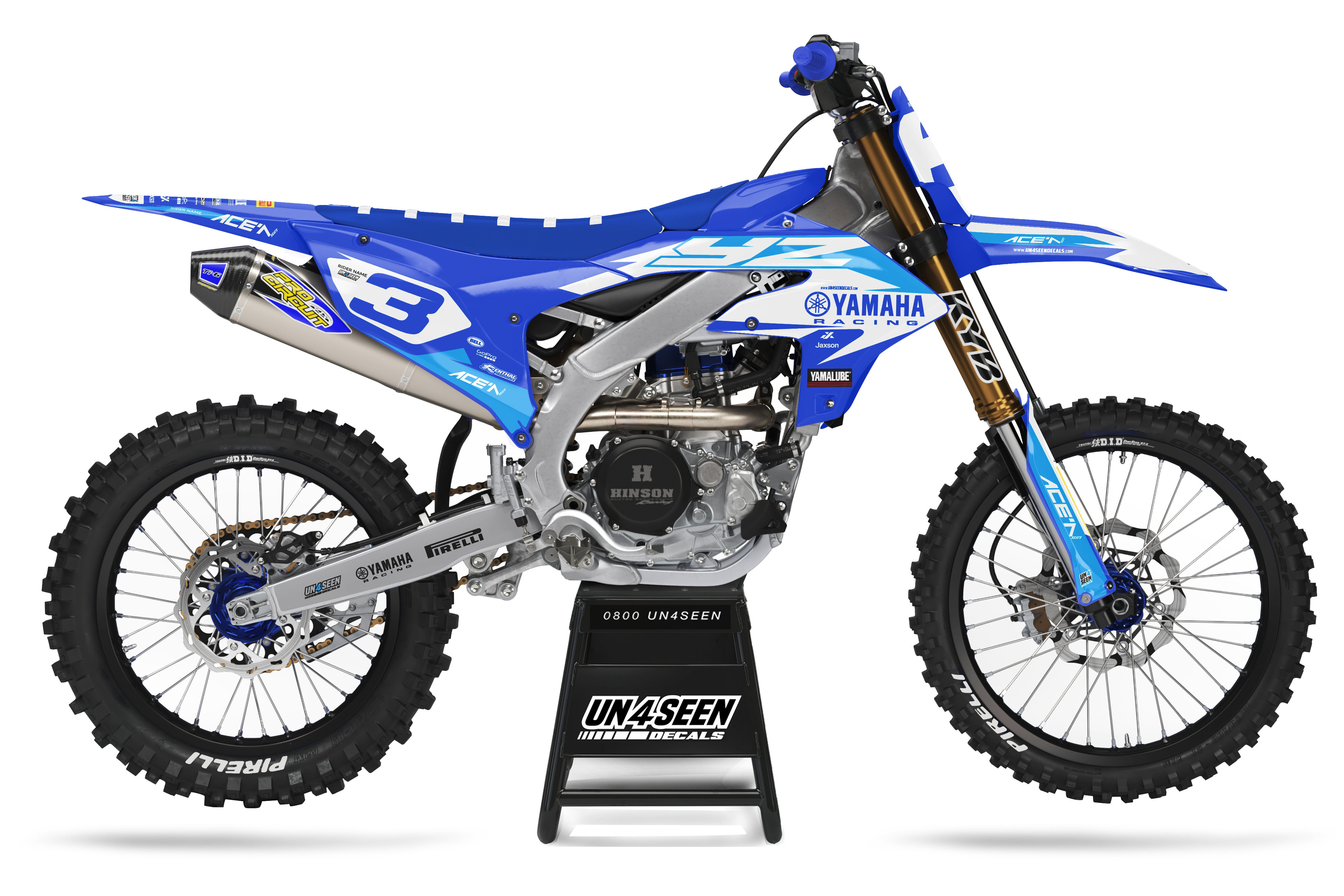 Yamaha Graphics Kit - Amaze Blue