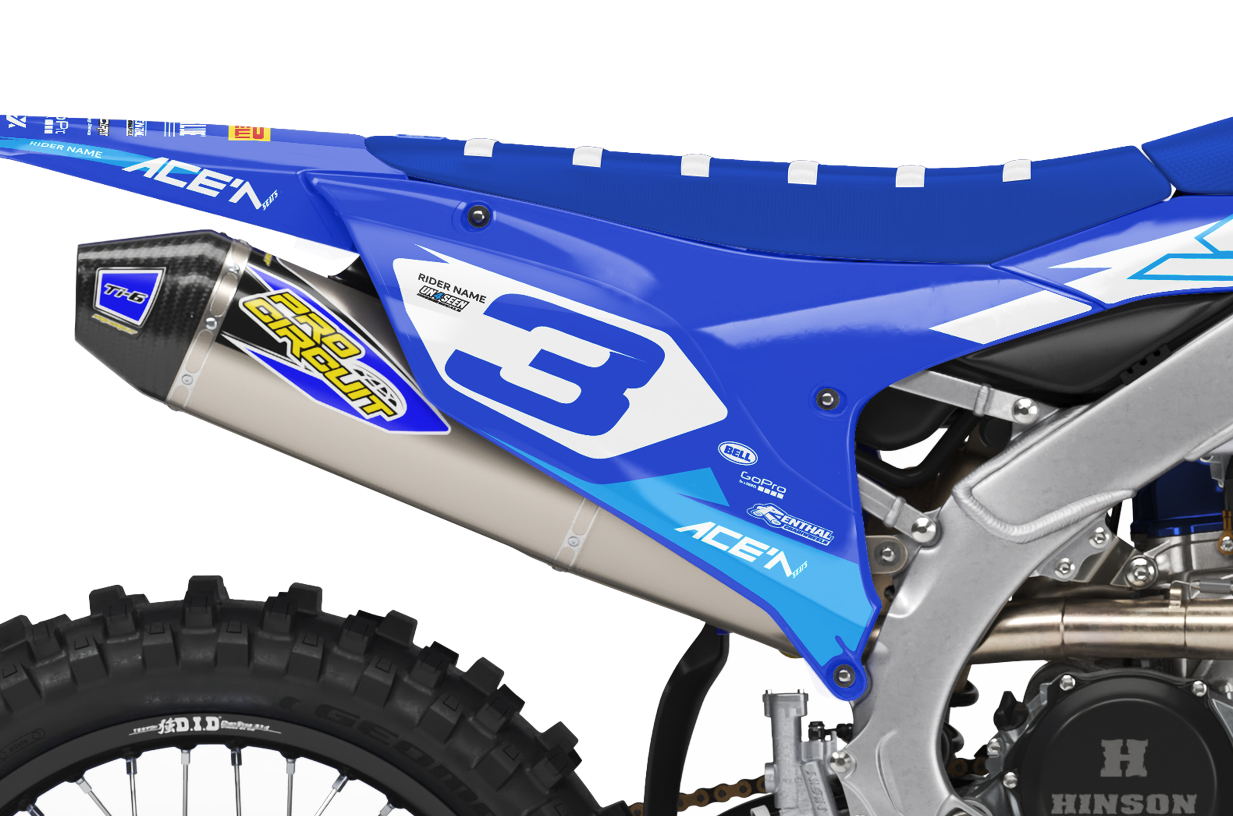 Yamaha Graphics Kit - Amaze Blue