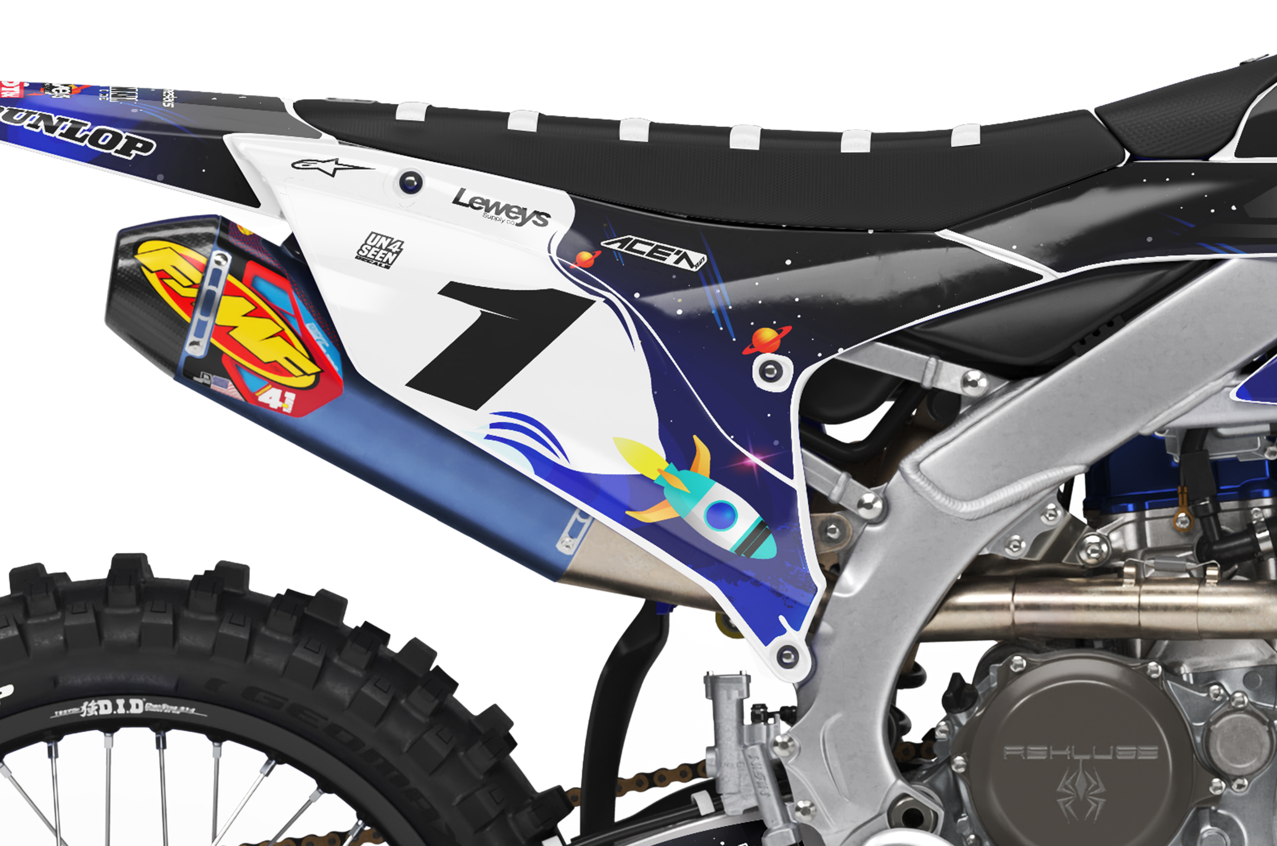 Yamaha Galaxy Graphics Kit - Blast Off