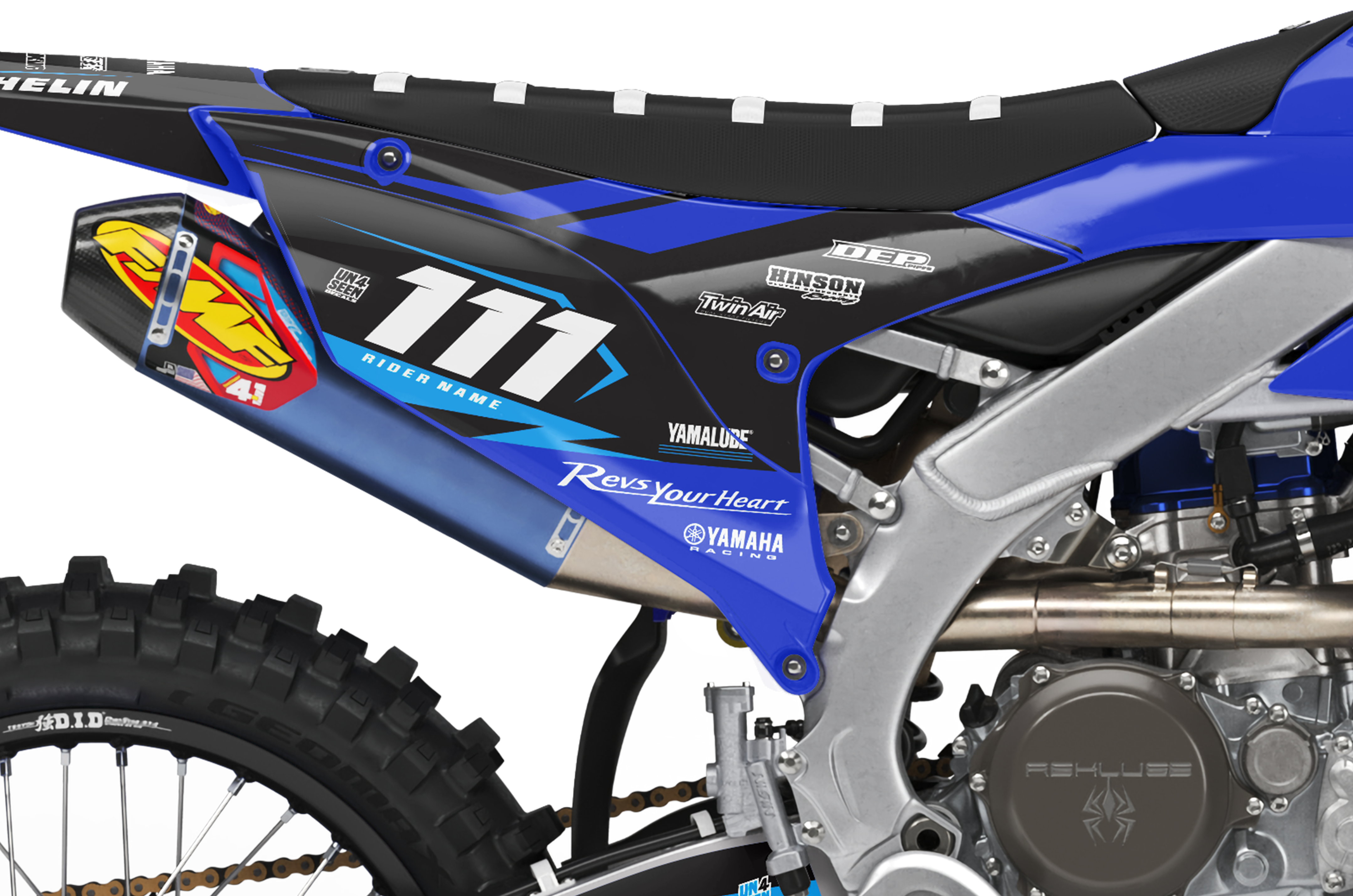 Yamaha Graphics Kit - Bluegum Blue