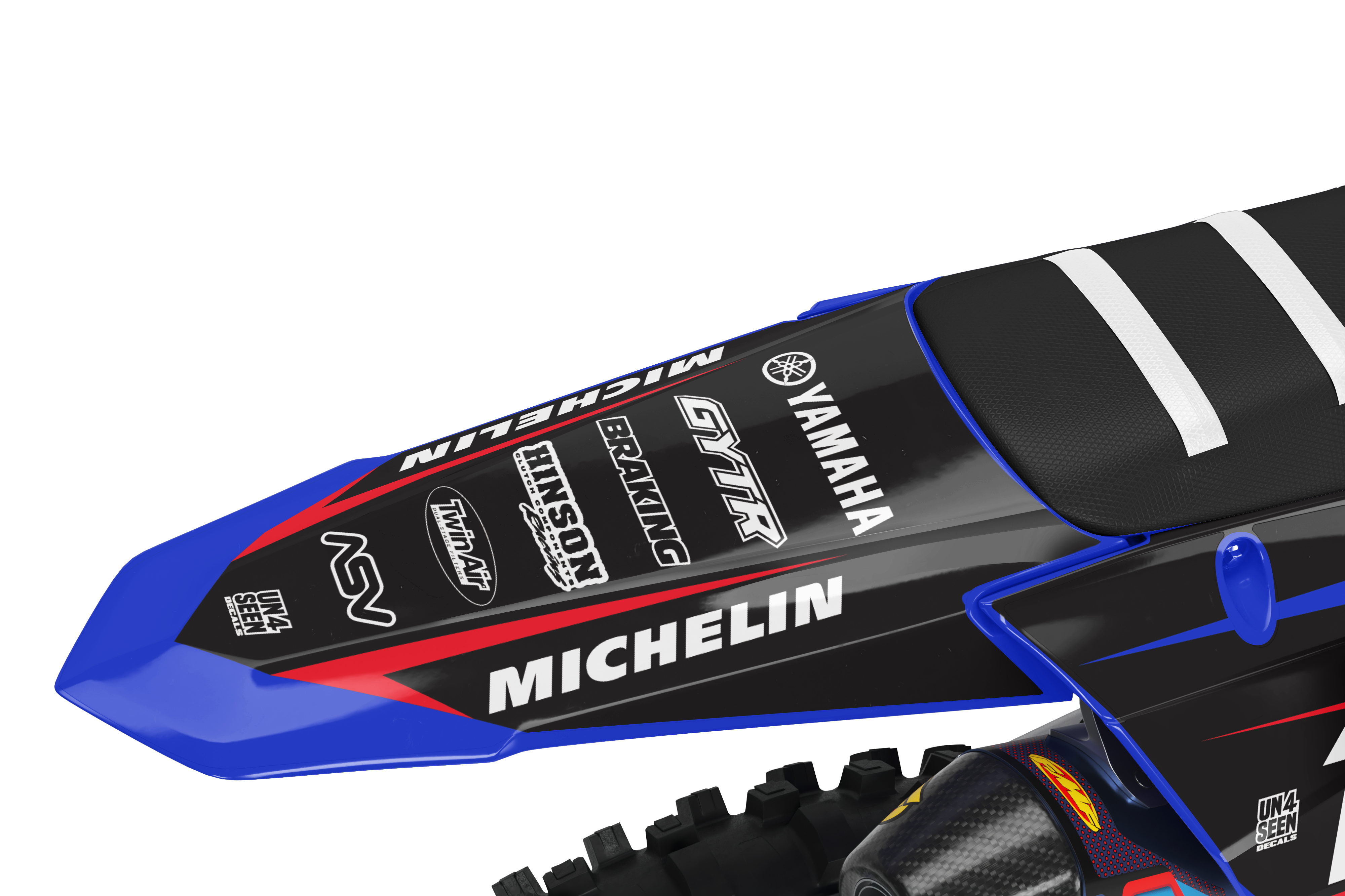 Yamaha Graphics Kit - Bluegum Red