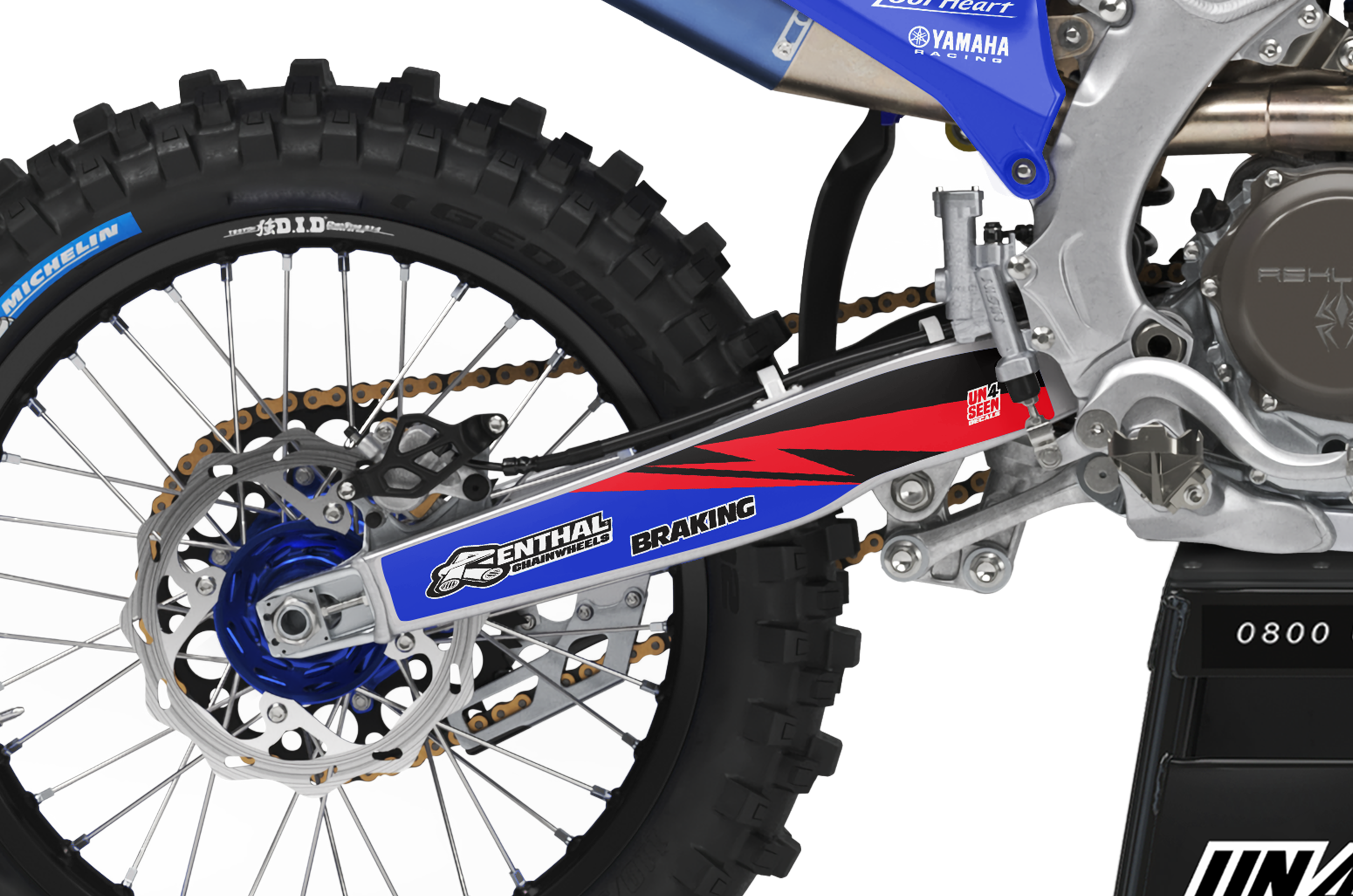 Yamaha Graphics Kit - Bluegum Red