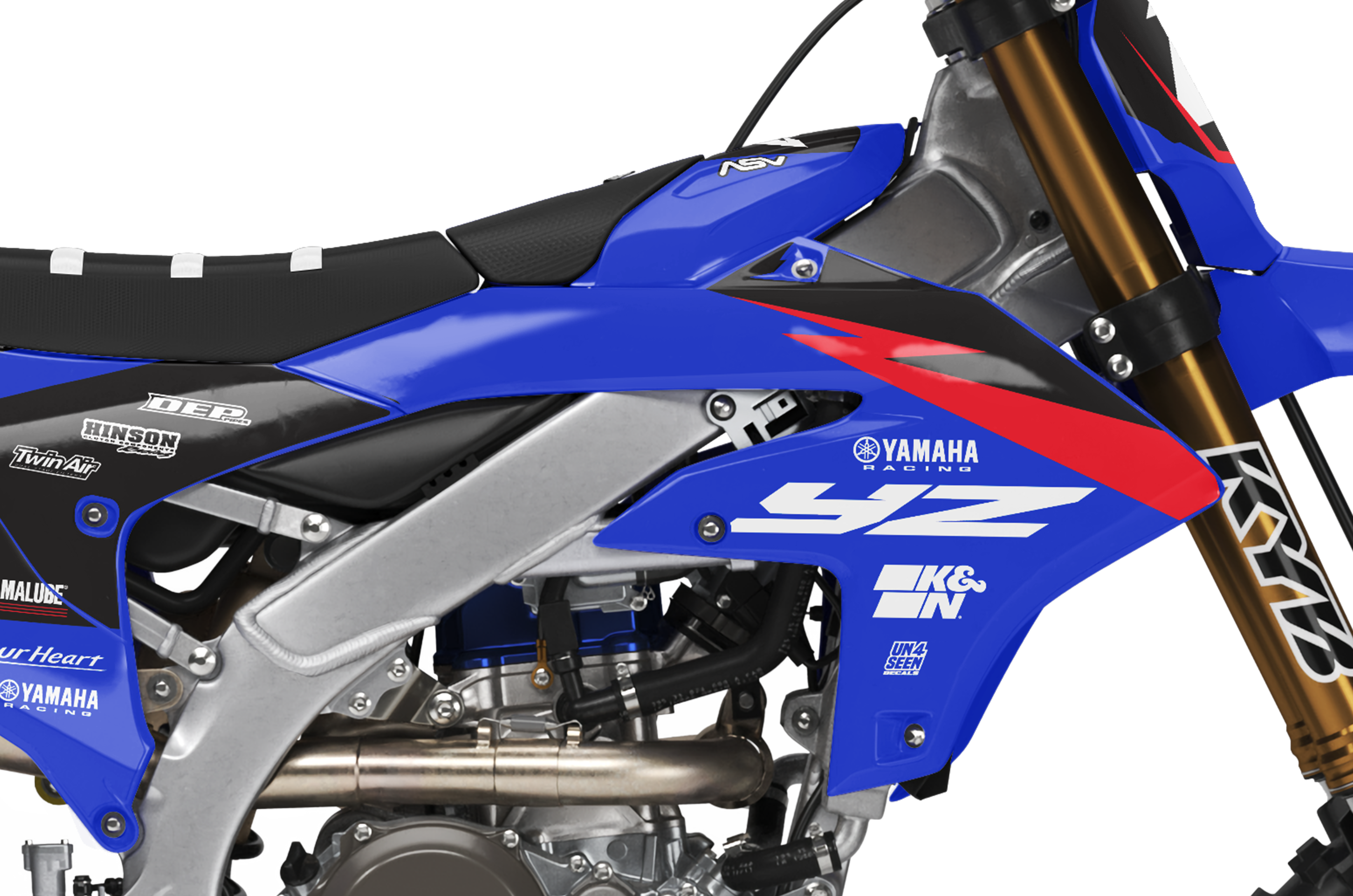 Yamaha Graphics Kit - Bluegum Red