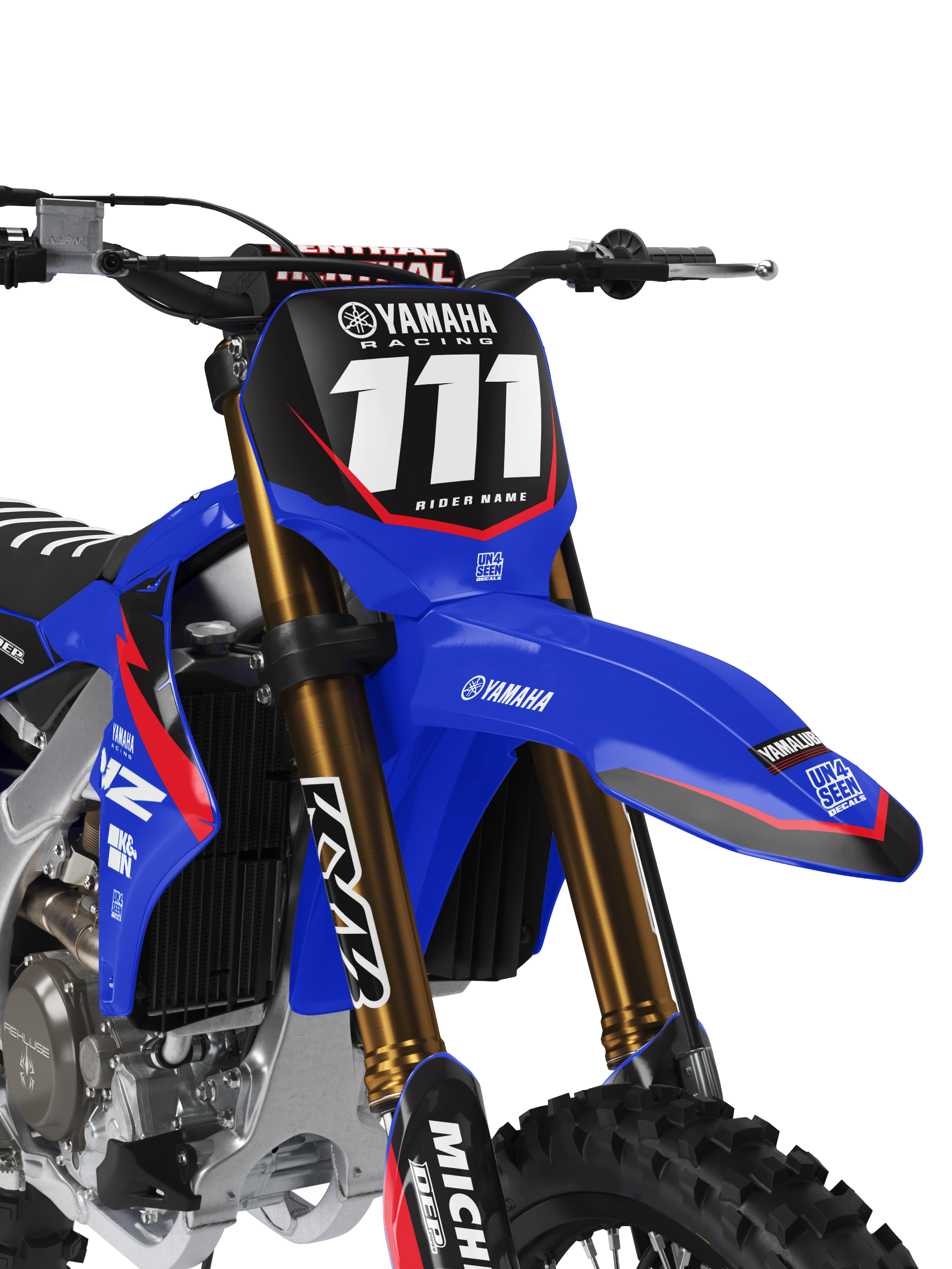 Yamaha Graphics Kit - Bluegum Red
