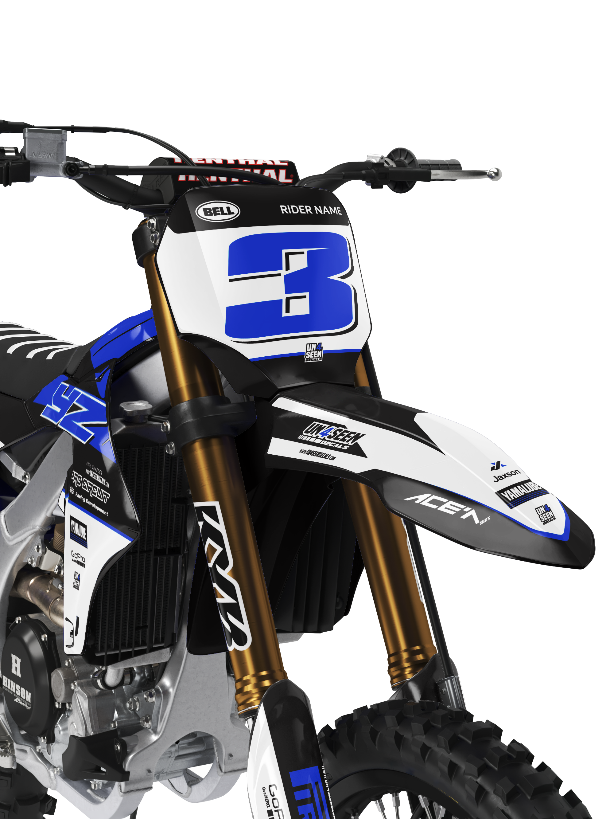 Yamaha Graphics Kit - Chomp Blue