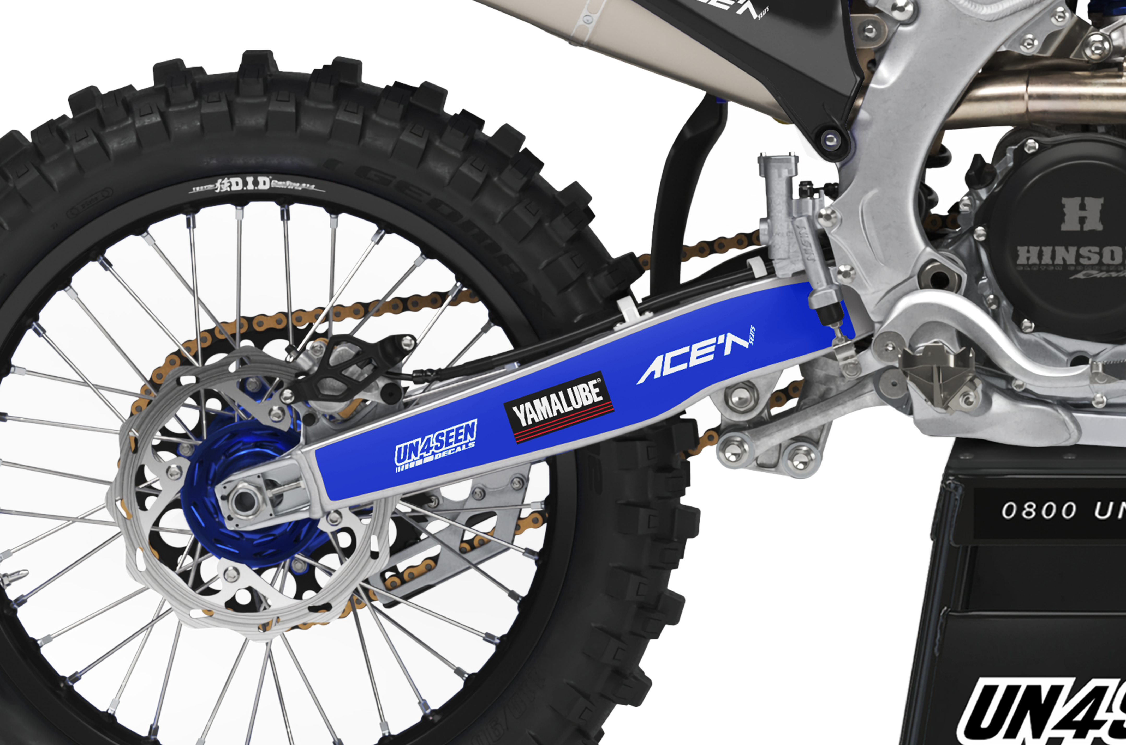 Yamaha Graphics Kit - Chomp Blue