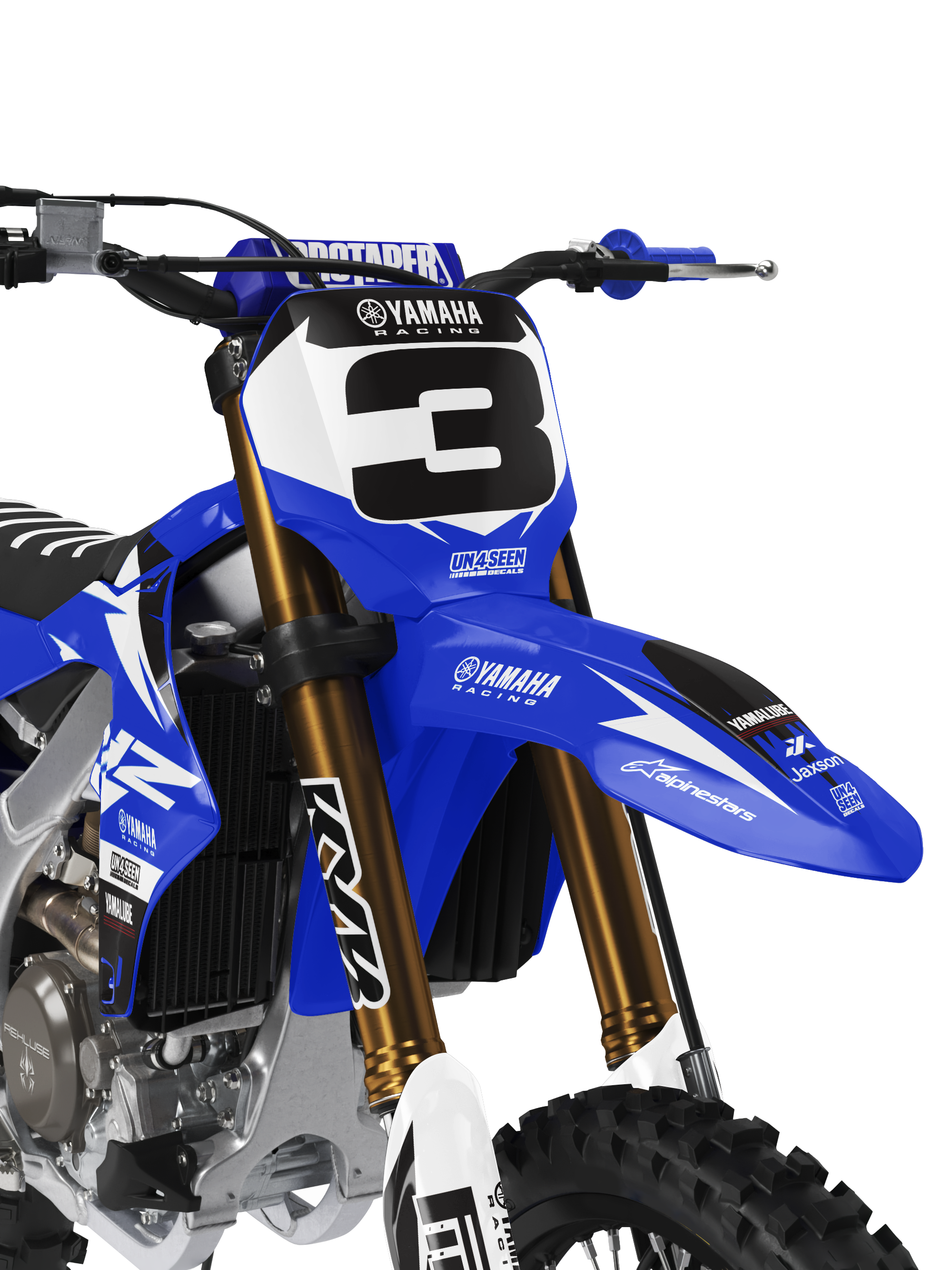 Yamaha Graphics Kit - Crip Blue