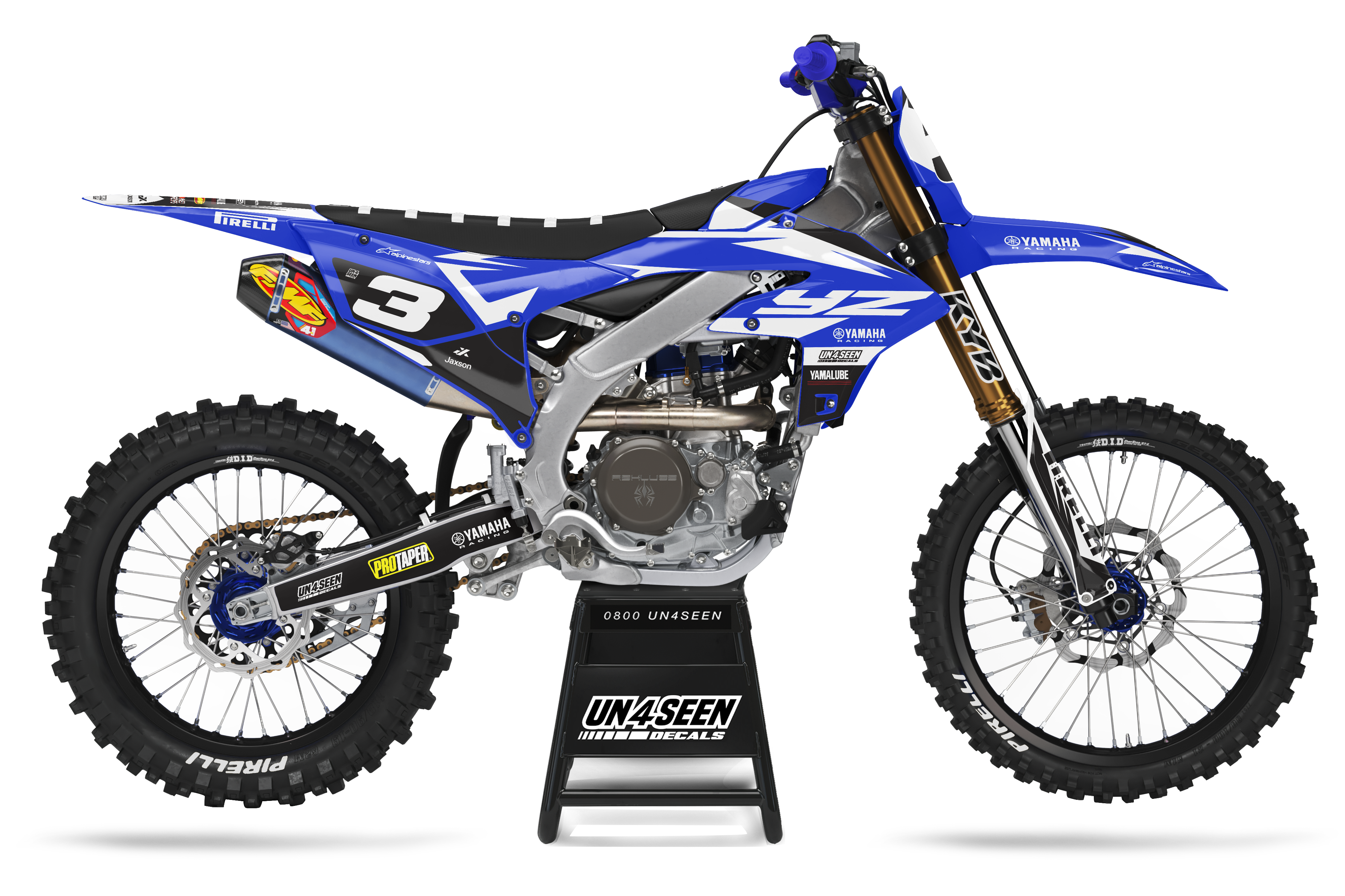 Yamaha Graphics Kit - Crip Blue