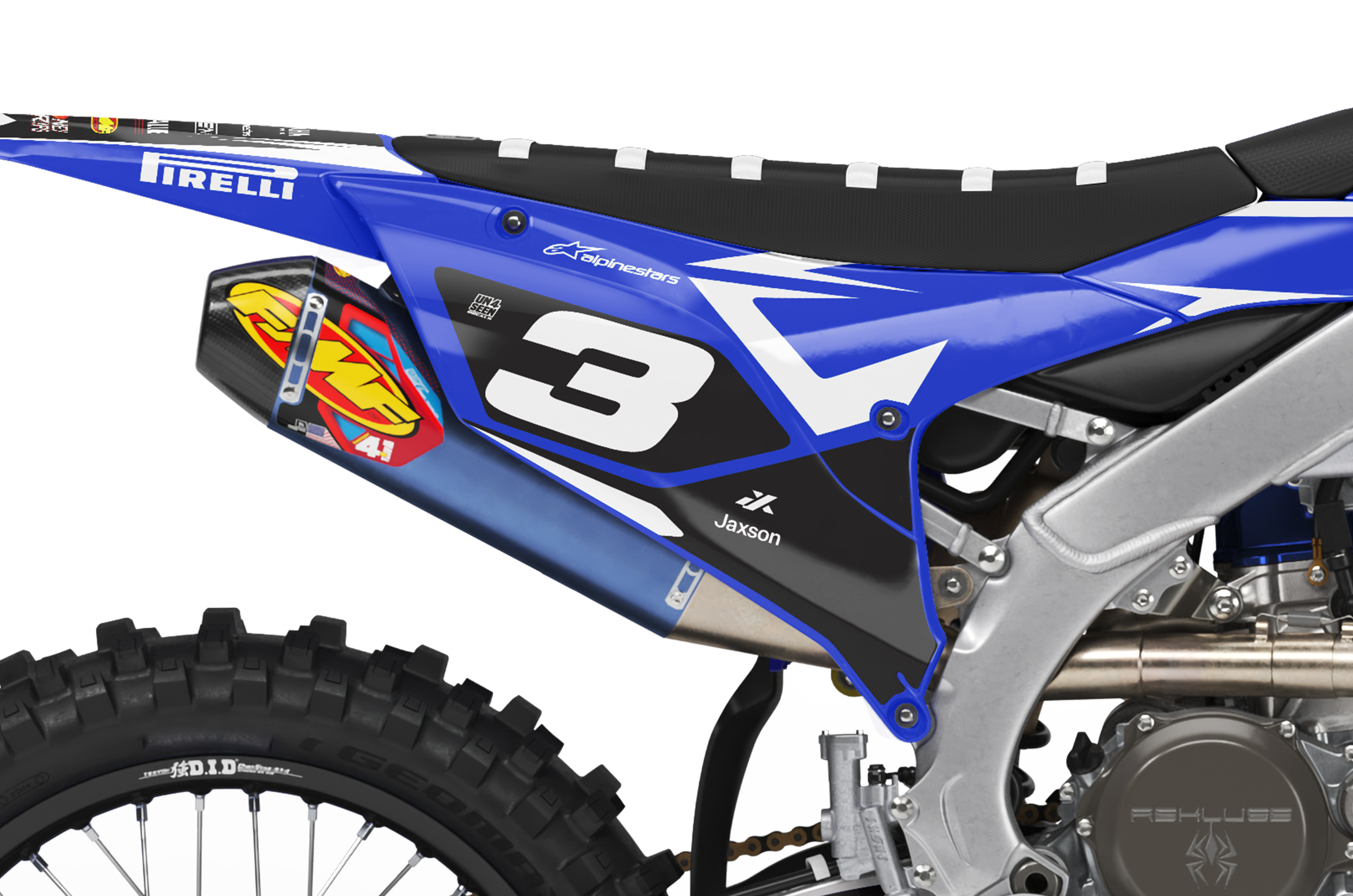 Yamaha Graphics Kit - Crip Blue