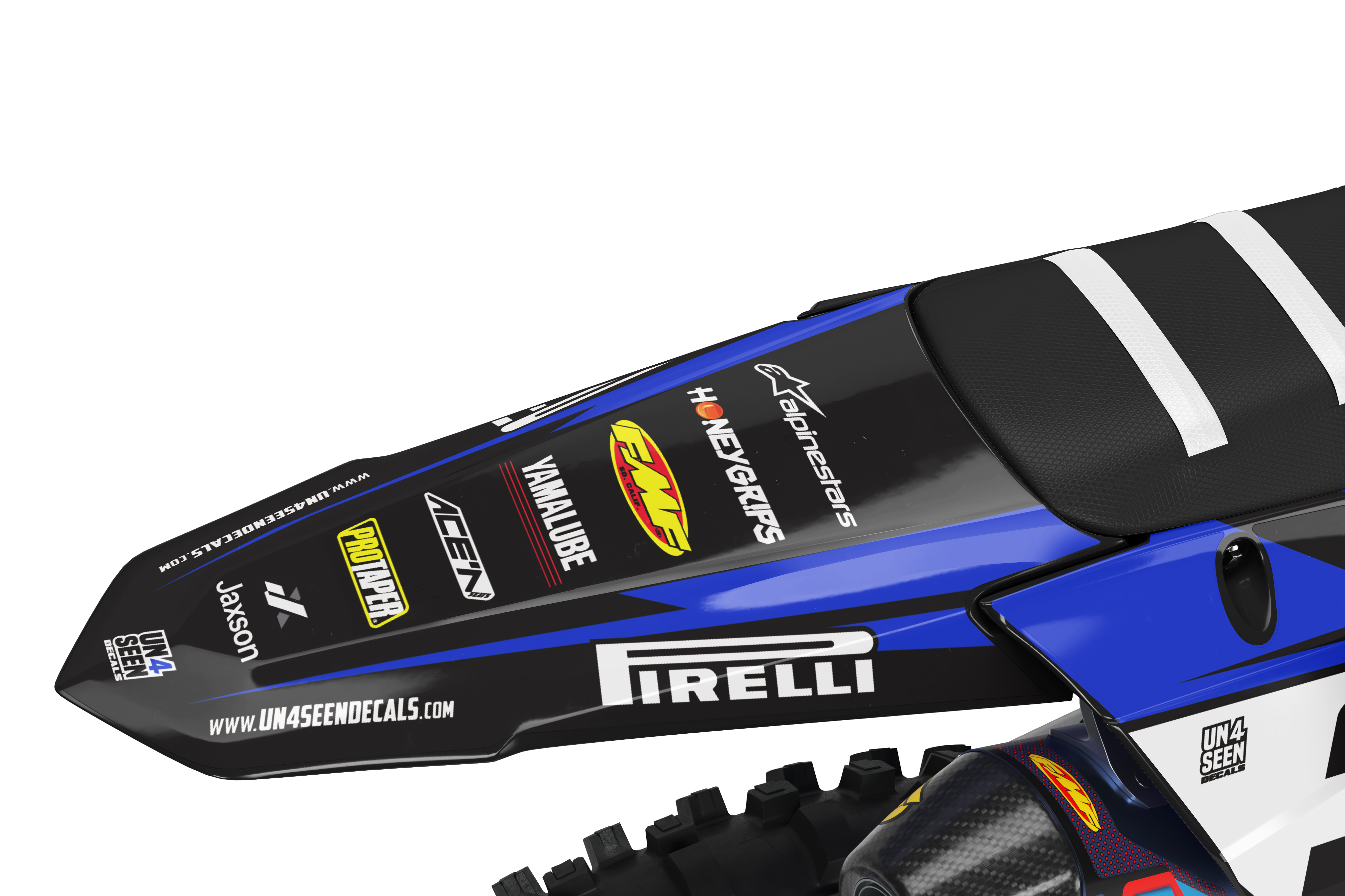 Yamaha Graphics Kit - Crooked Blue