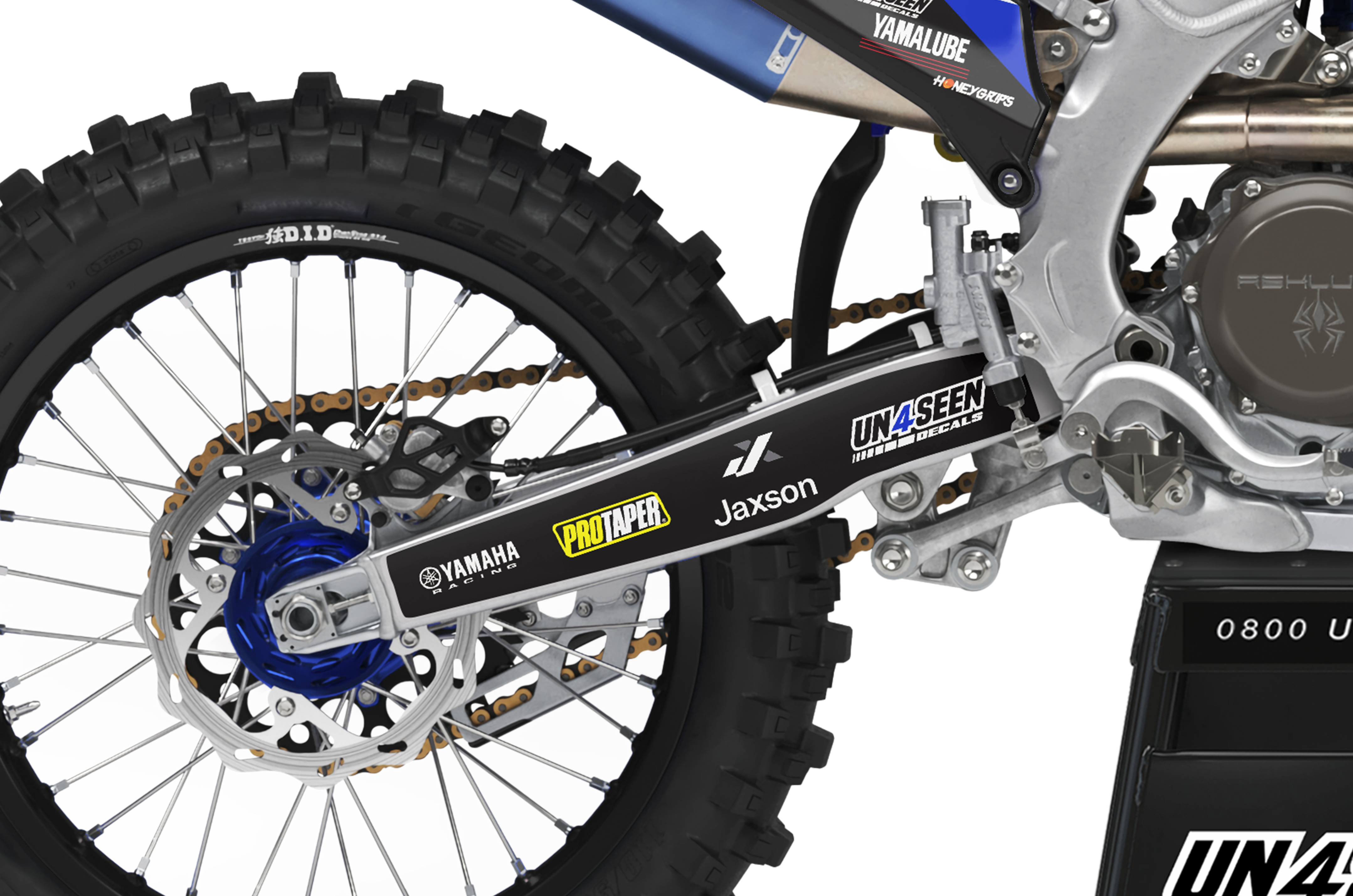 Yamaha Graphics Kit - Crooked Blue